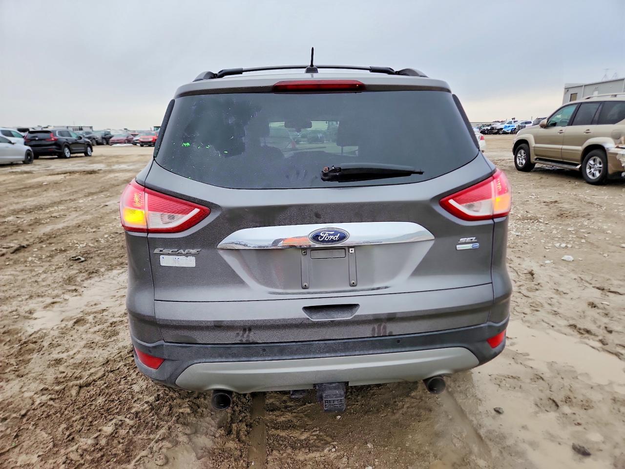 2013 Ford Escape Sel Gray vin: 1FMCU9H99DUB21788