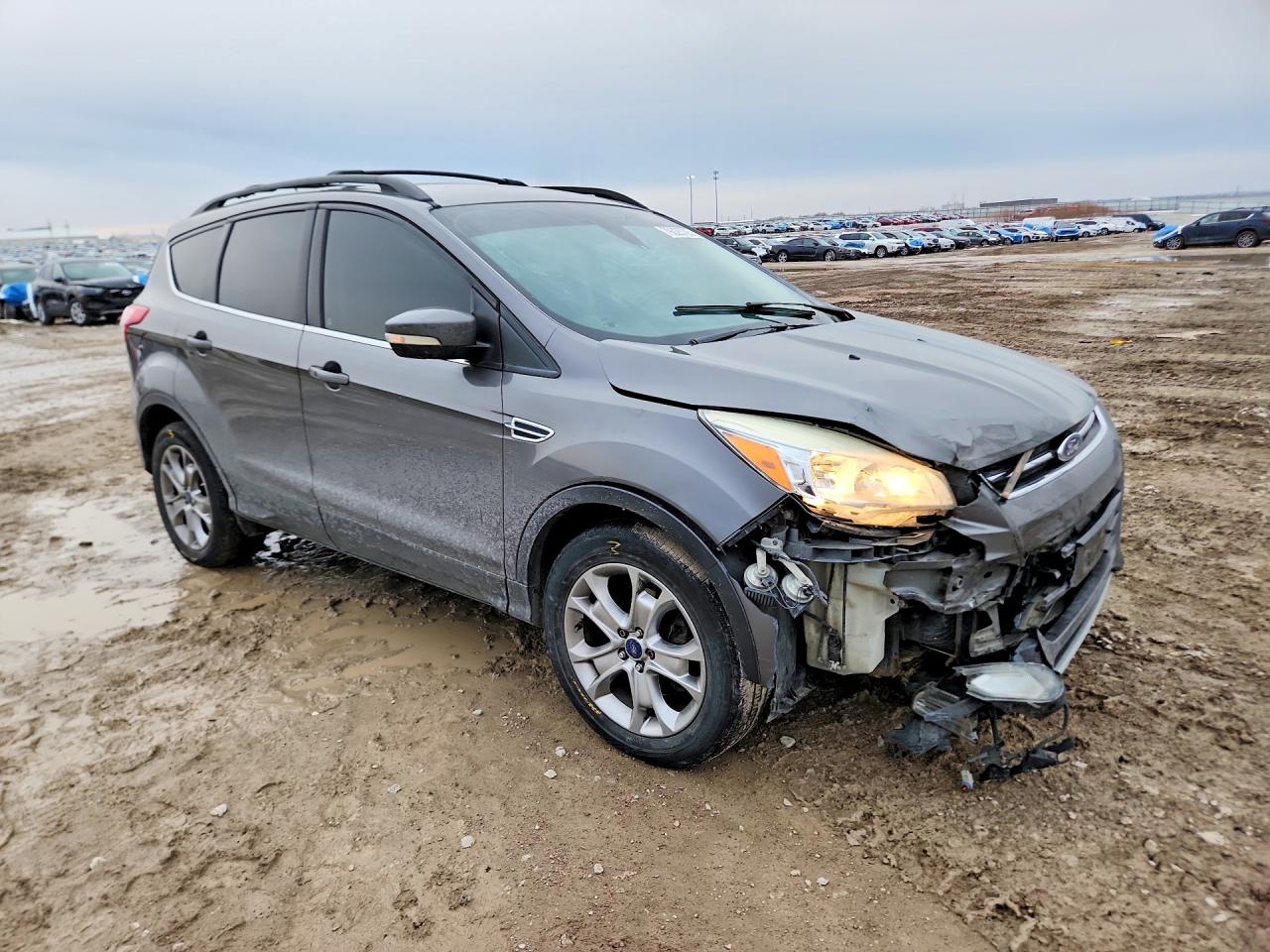 2013 Ford Escape Sel Gray vin: 1FMCU9H99DUB21788