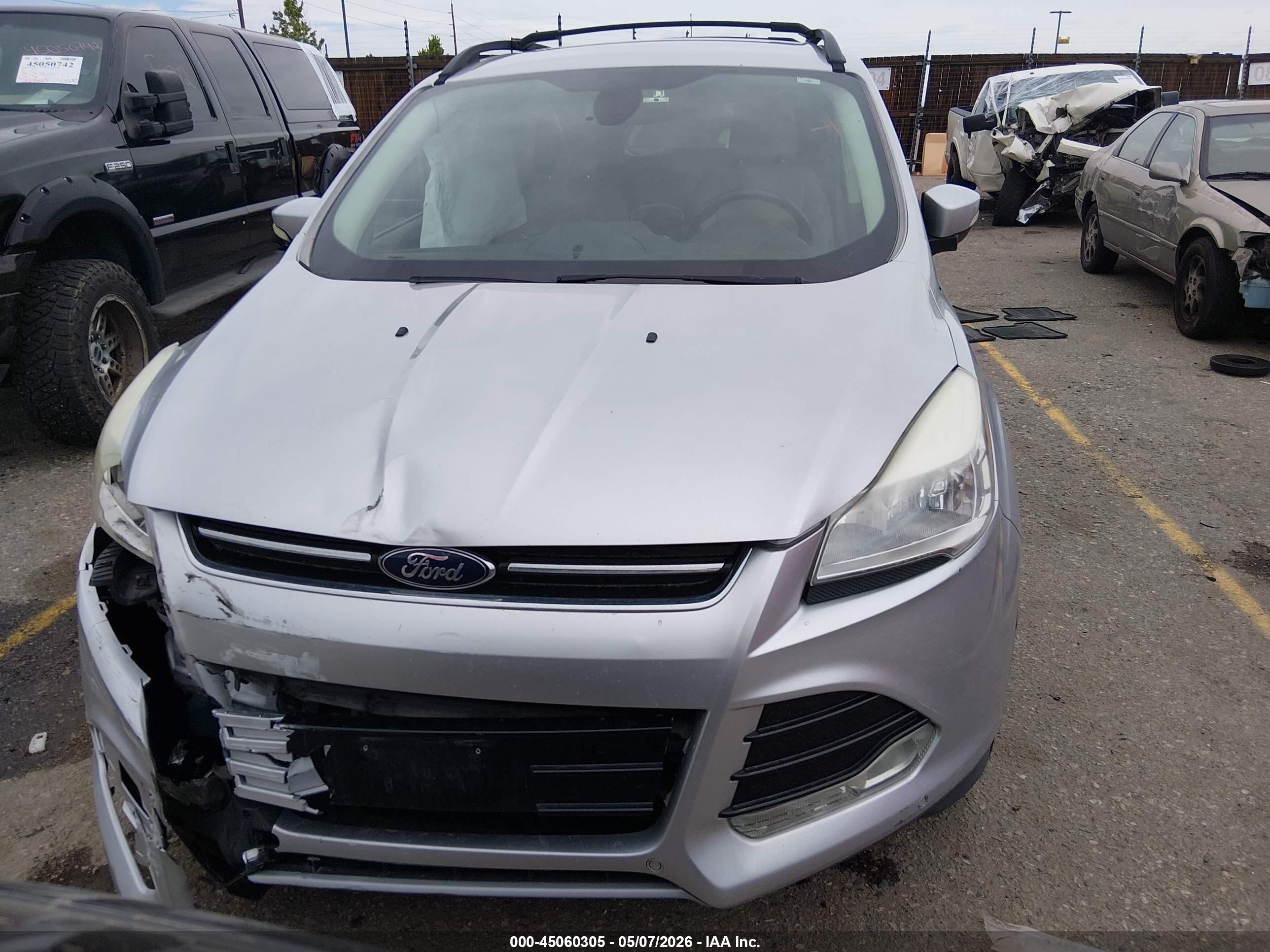 2013 Ford Escape Sel Silver vin: 1FMCU9H99DUB39854
