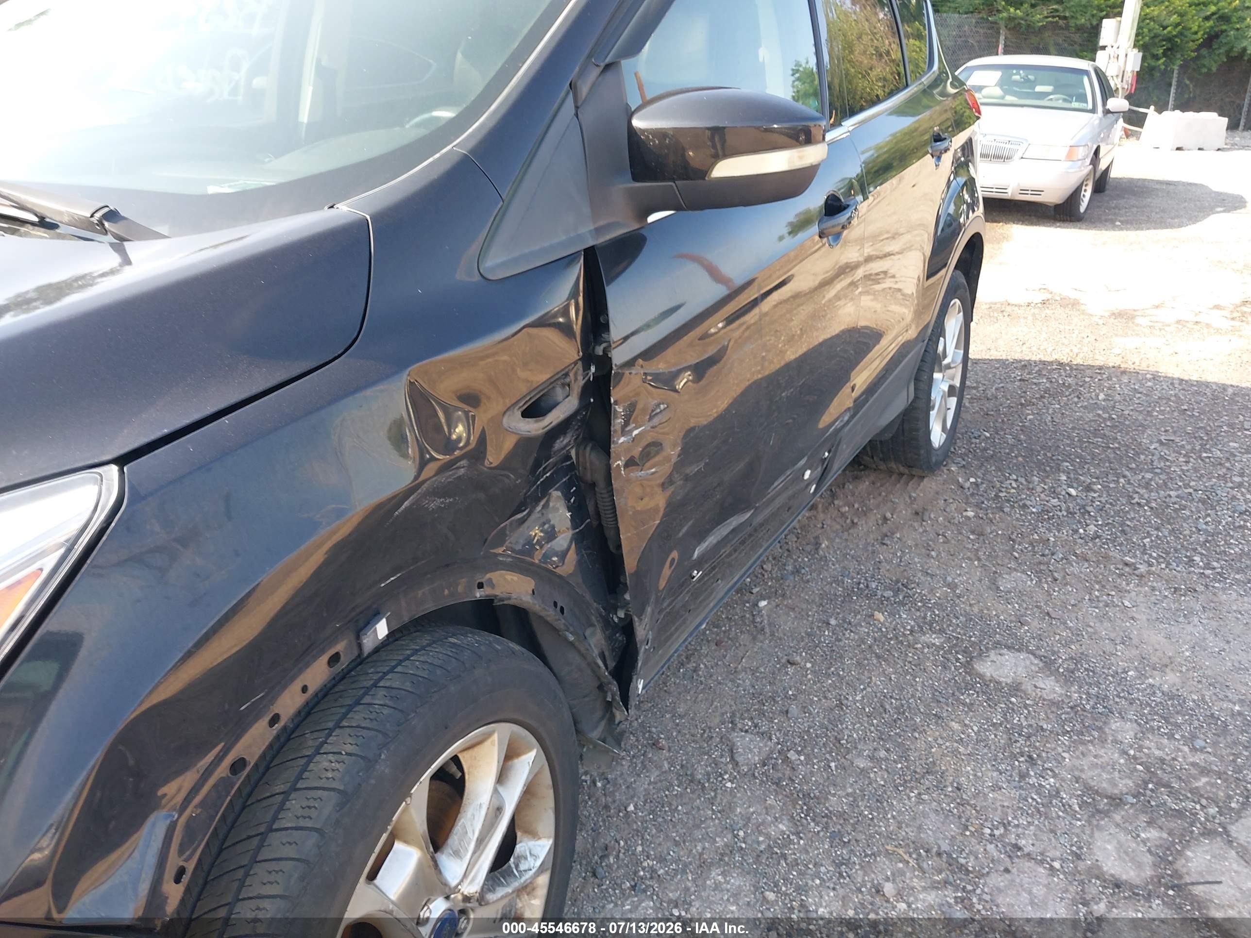 2013 Ford Escape Sel Black vin: 1FMCU9H99DUB59179