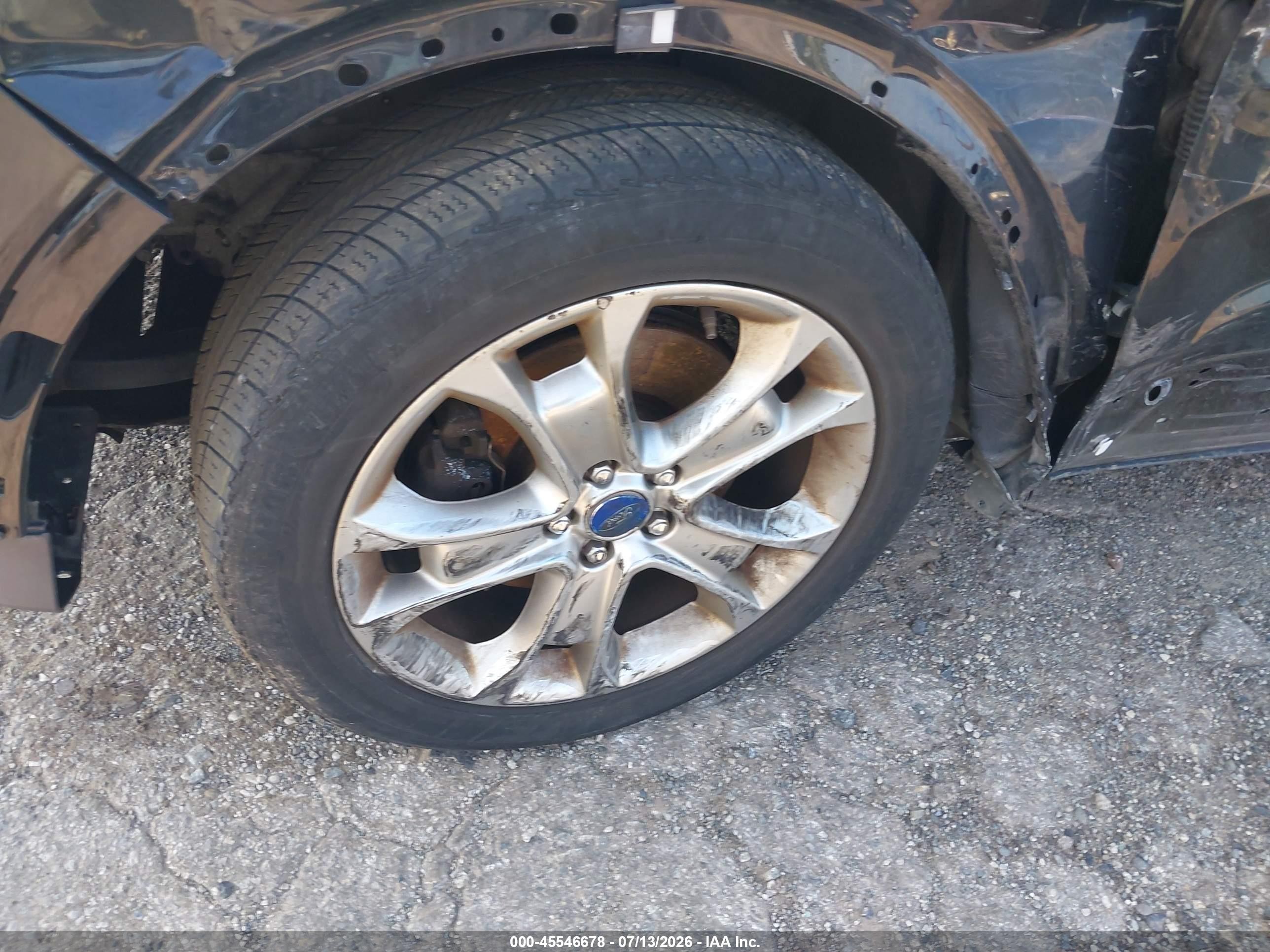 2013 Ford Escape Sel Black vin: 1FMCU9H99DUB59179