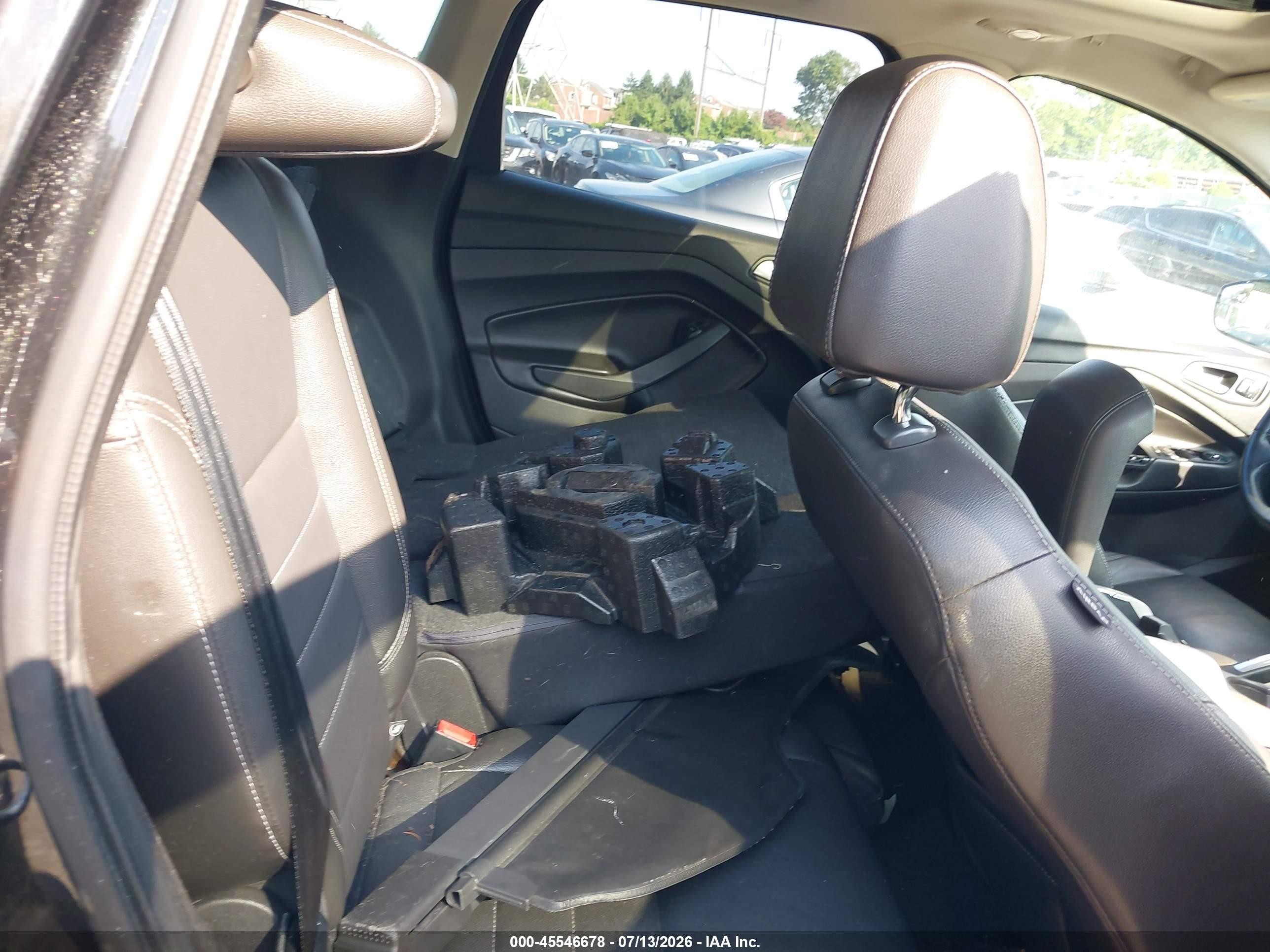 2013 Ford Escape Sel Black vin: 1FMCU9H99DUB59179
