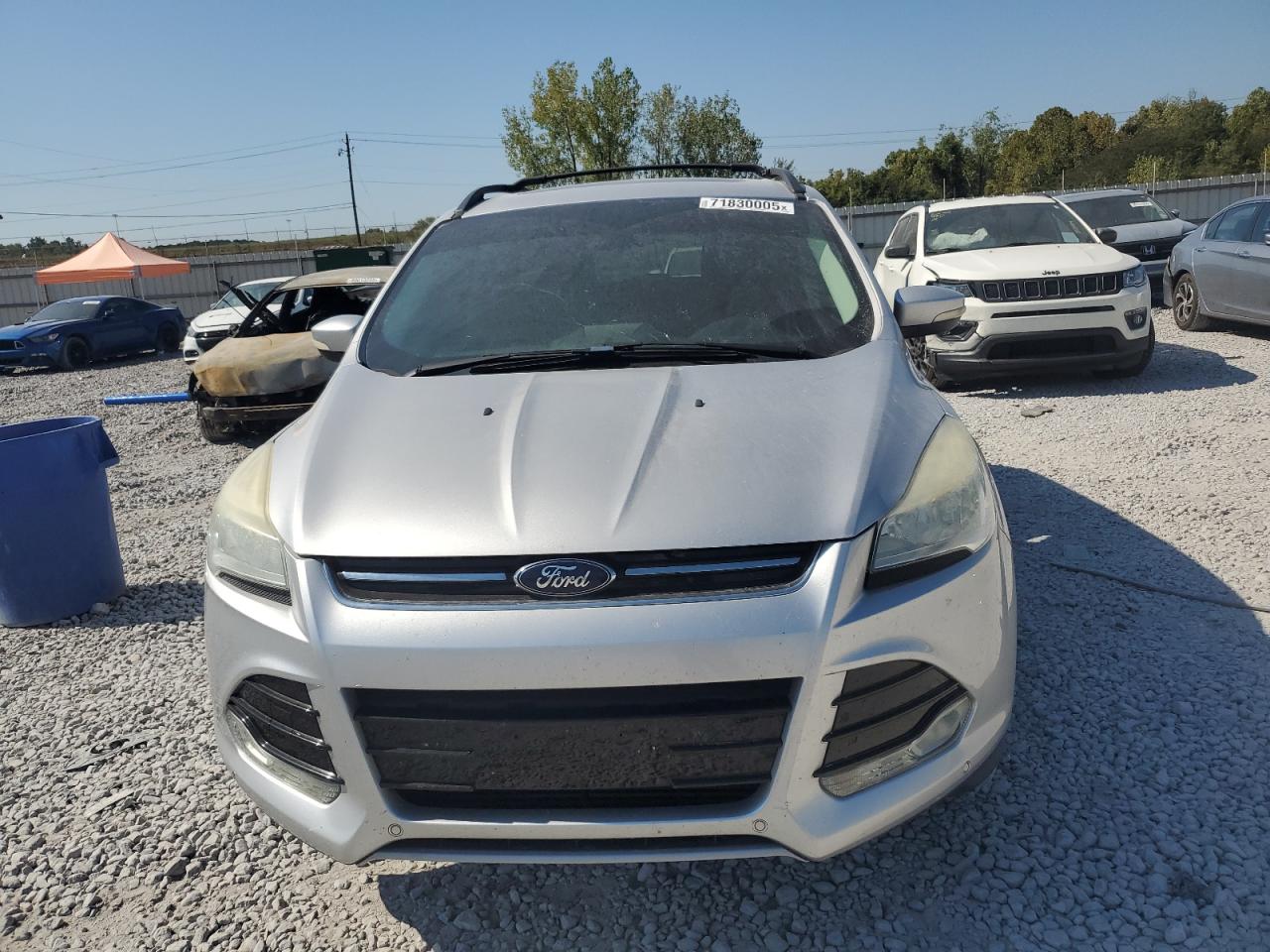 2013 Ford Escape Sel Gray vin: 1FMCU9H99DUC06470