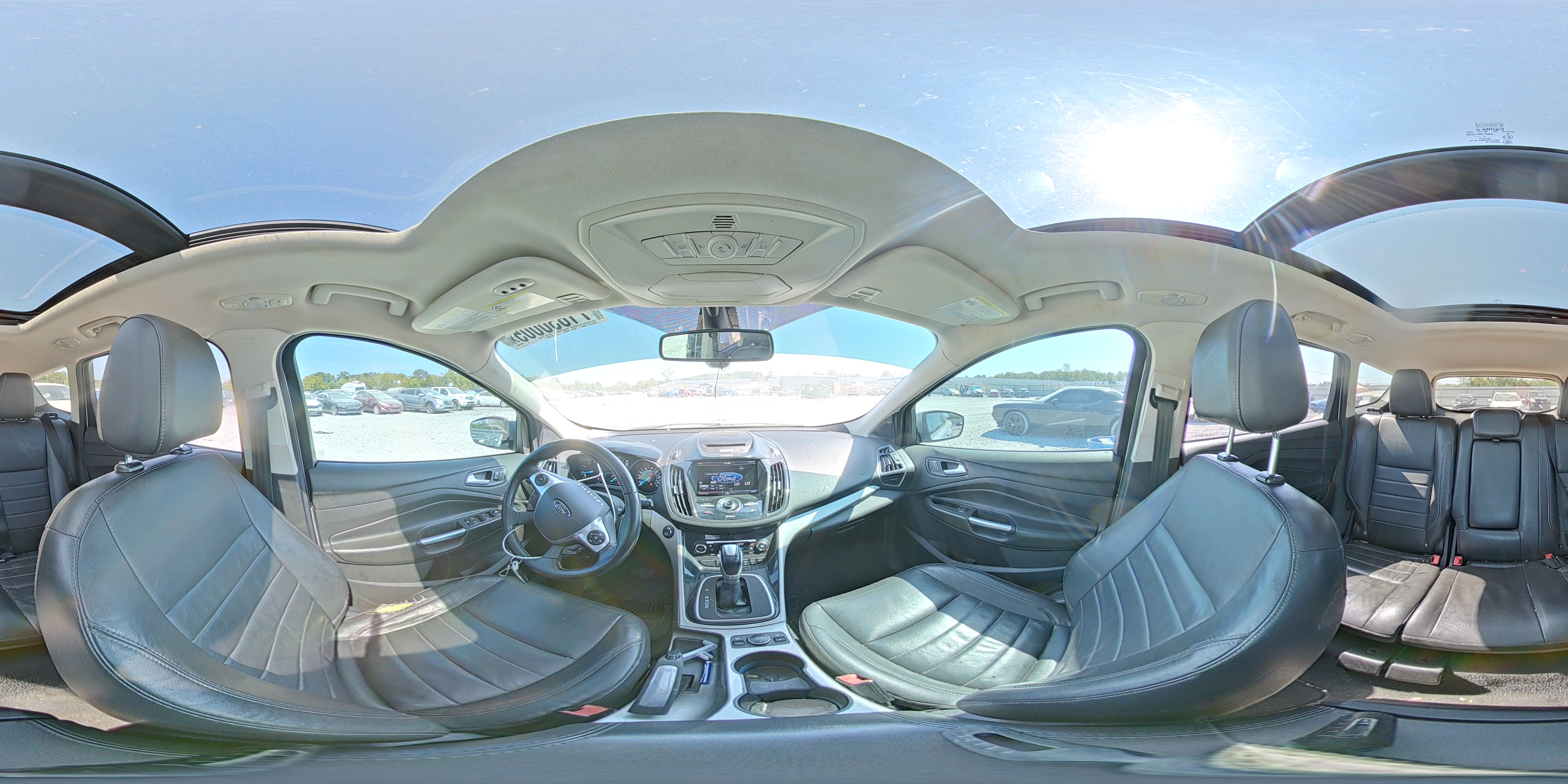 2013 Ford Escape Sel Gray vin: 1FMCU9H99DUC06470