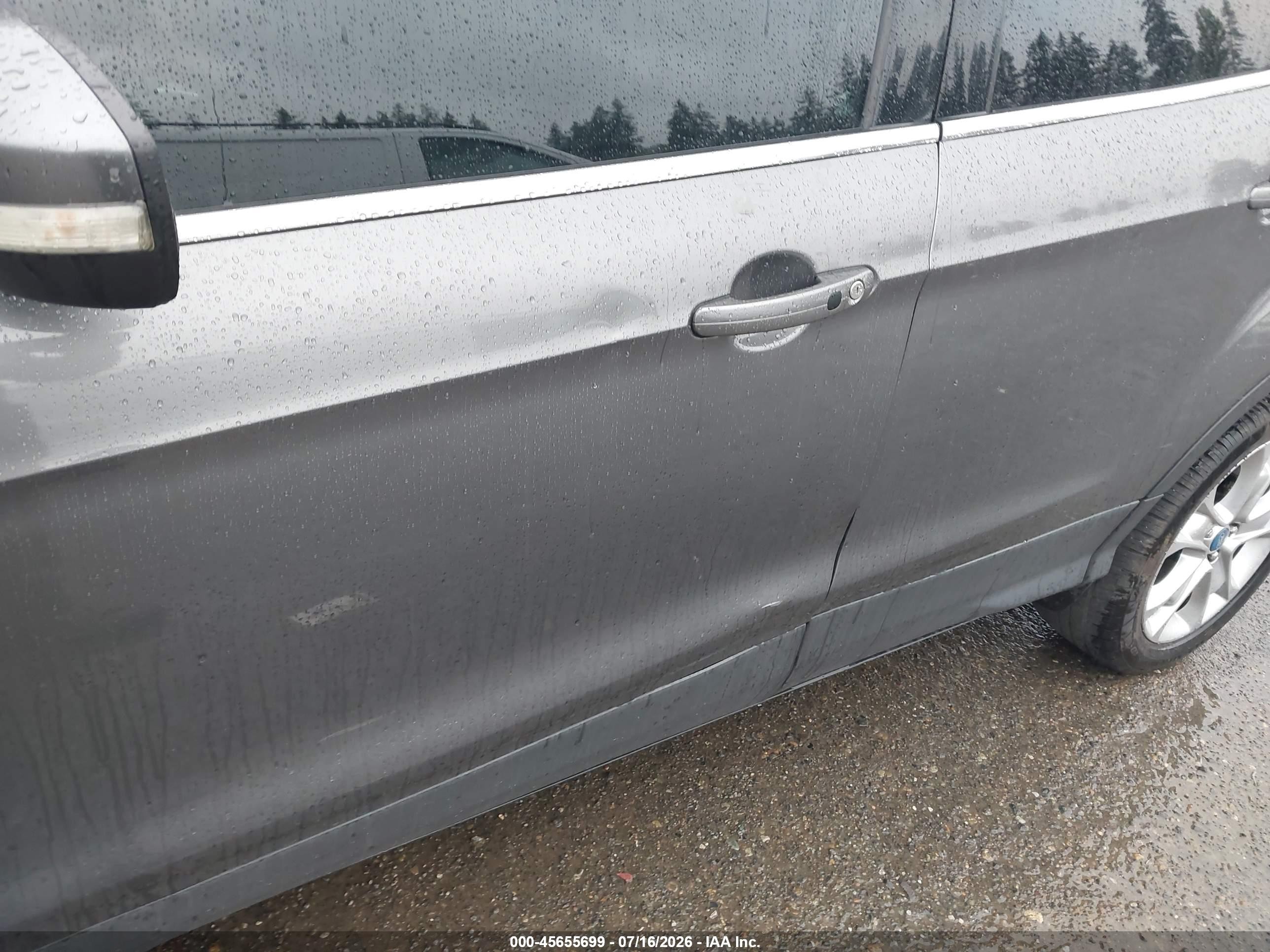 2013 Ford Escape Sel Серый vin: 1FMCU9H99DUC35287