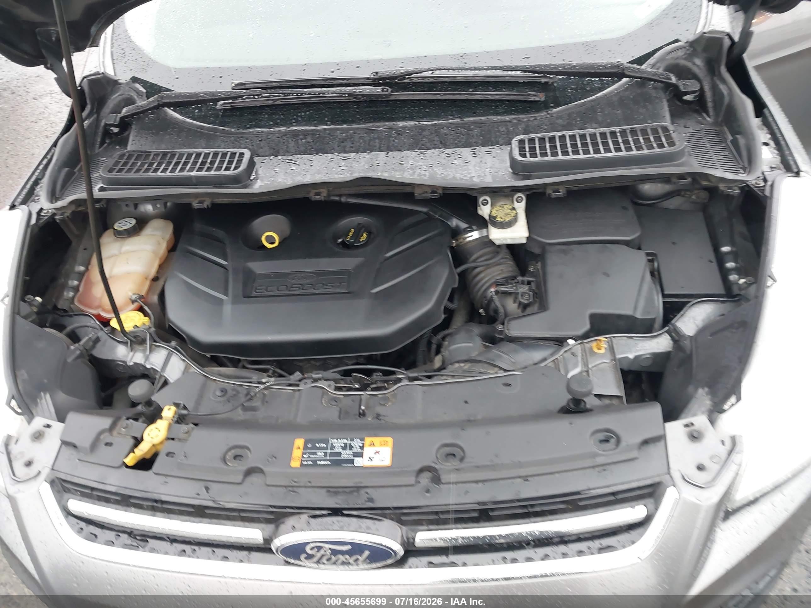 2013 Ford Escape Sel Серый vin: 1FMCU9H99DUC35287