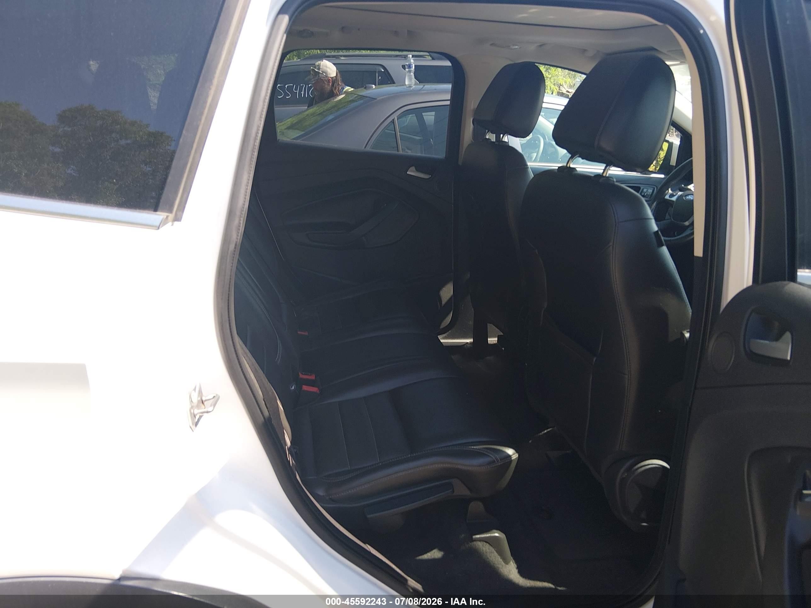 2013 Ford Escape Sel White vin: 1FMCU9H99DUC40070