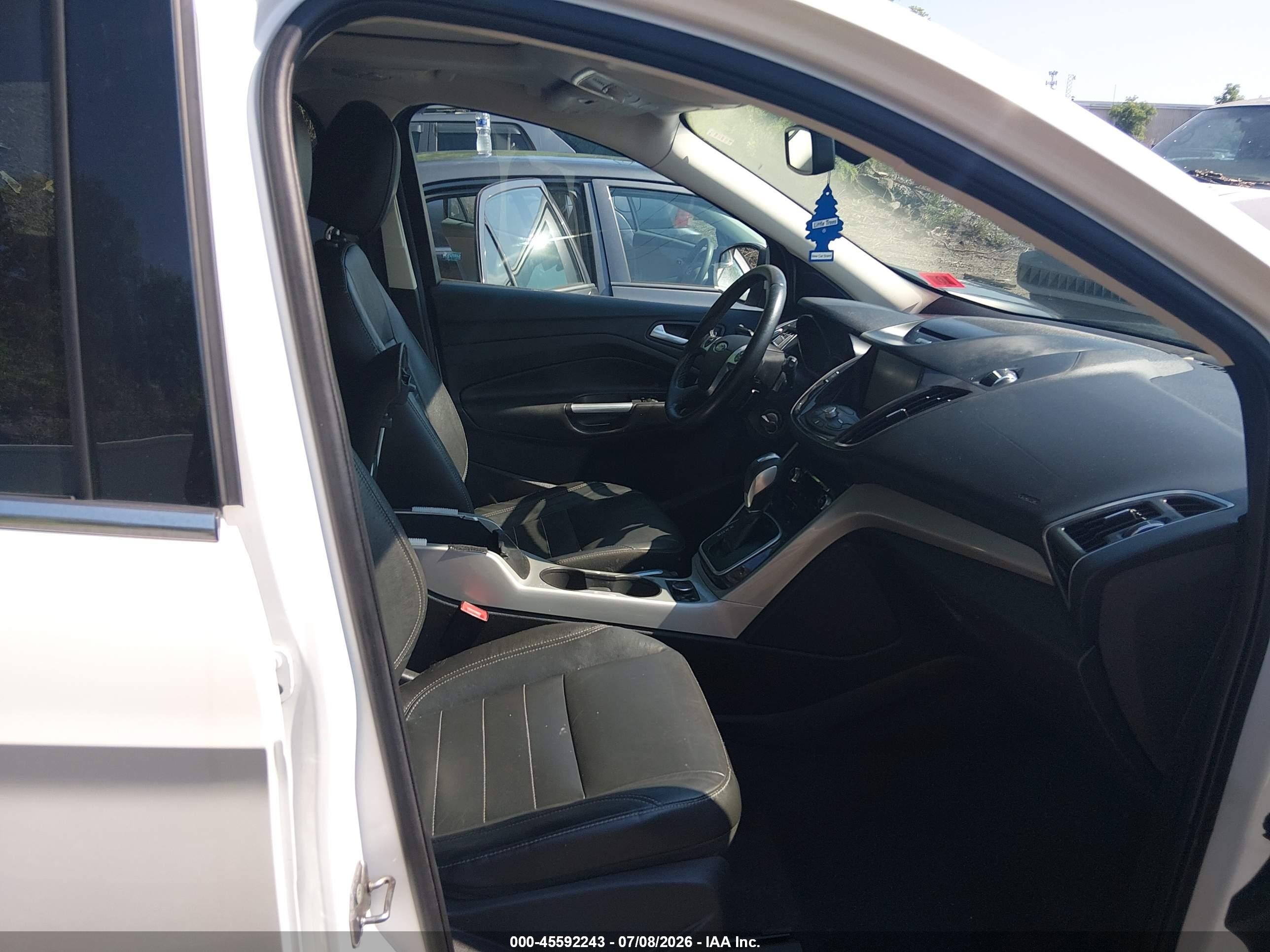 2013 Ford Escape Sel White vin: 1FMCU9H99DUC40070