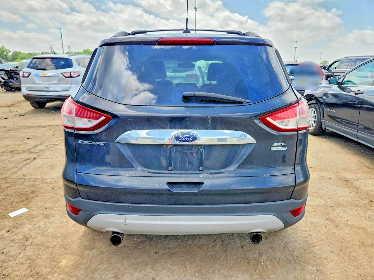 2013 Ford Escape Sel Black vin: 1FMCU9H99DUC64353
