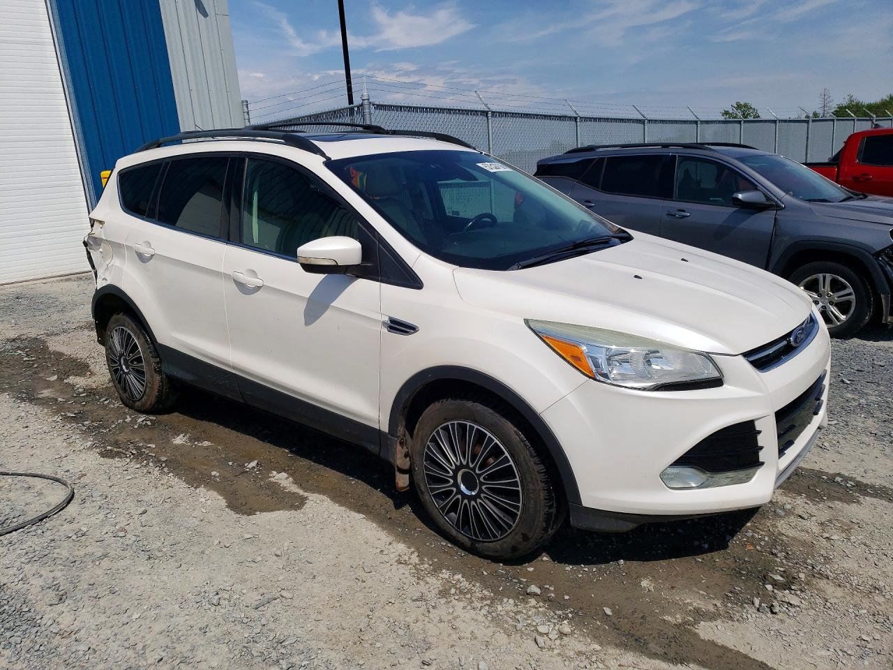 2013 Ford Escape Sel White vin: 1FMCU9H99DUC81332