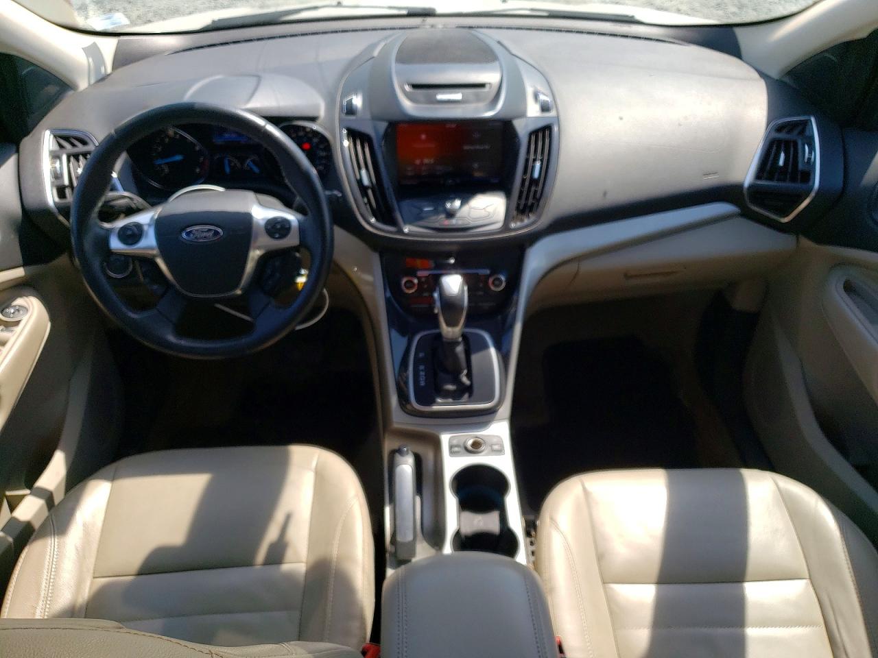 2013 Ford Escape Sel White vin: 1FMCU9H99DUC81332