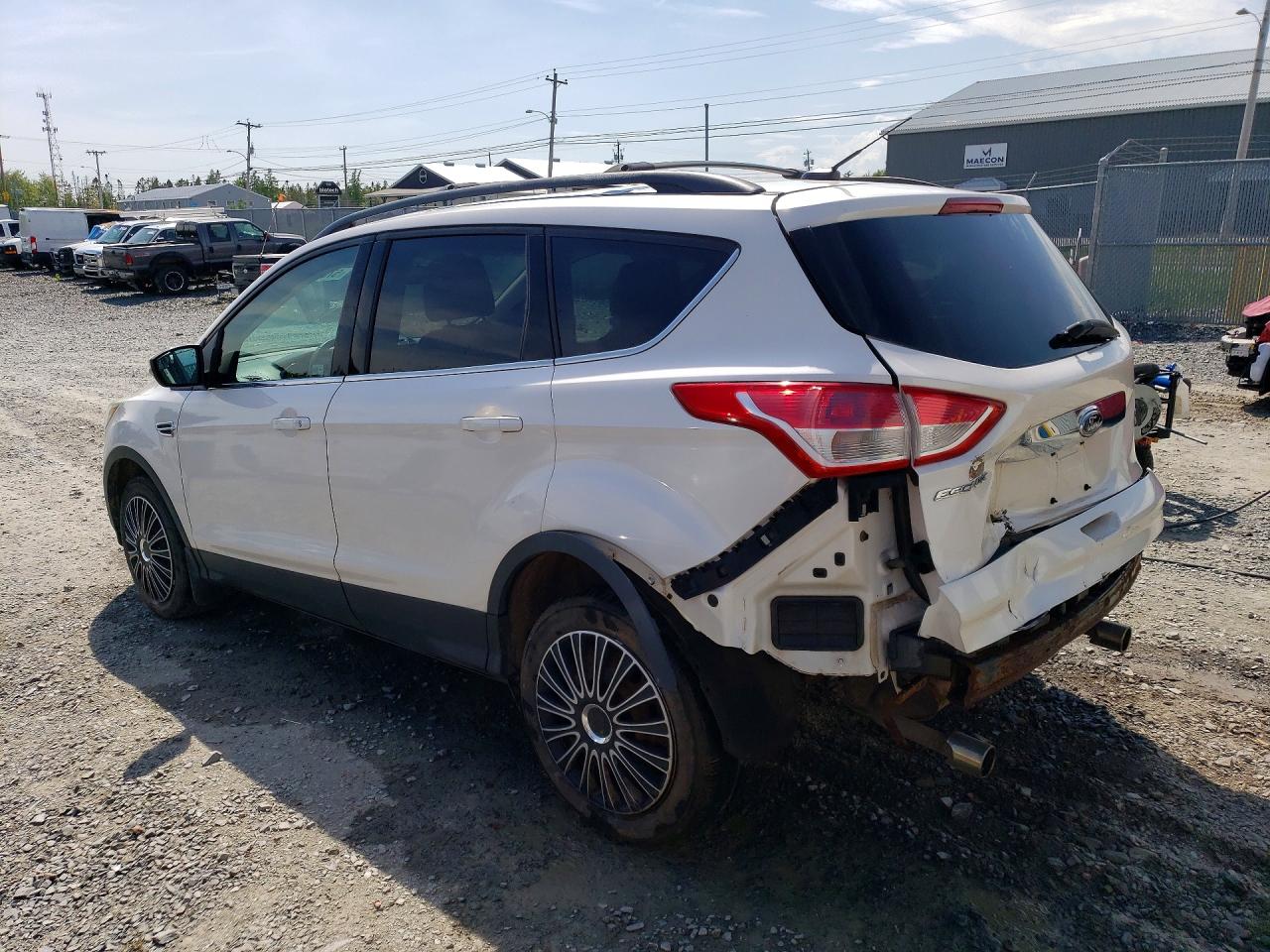 2013 Ford Escape Sel White vin: 1FMCU9H99DUC81332