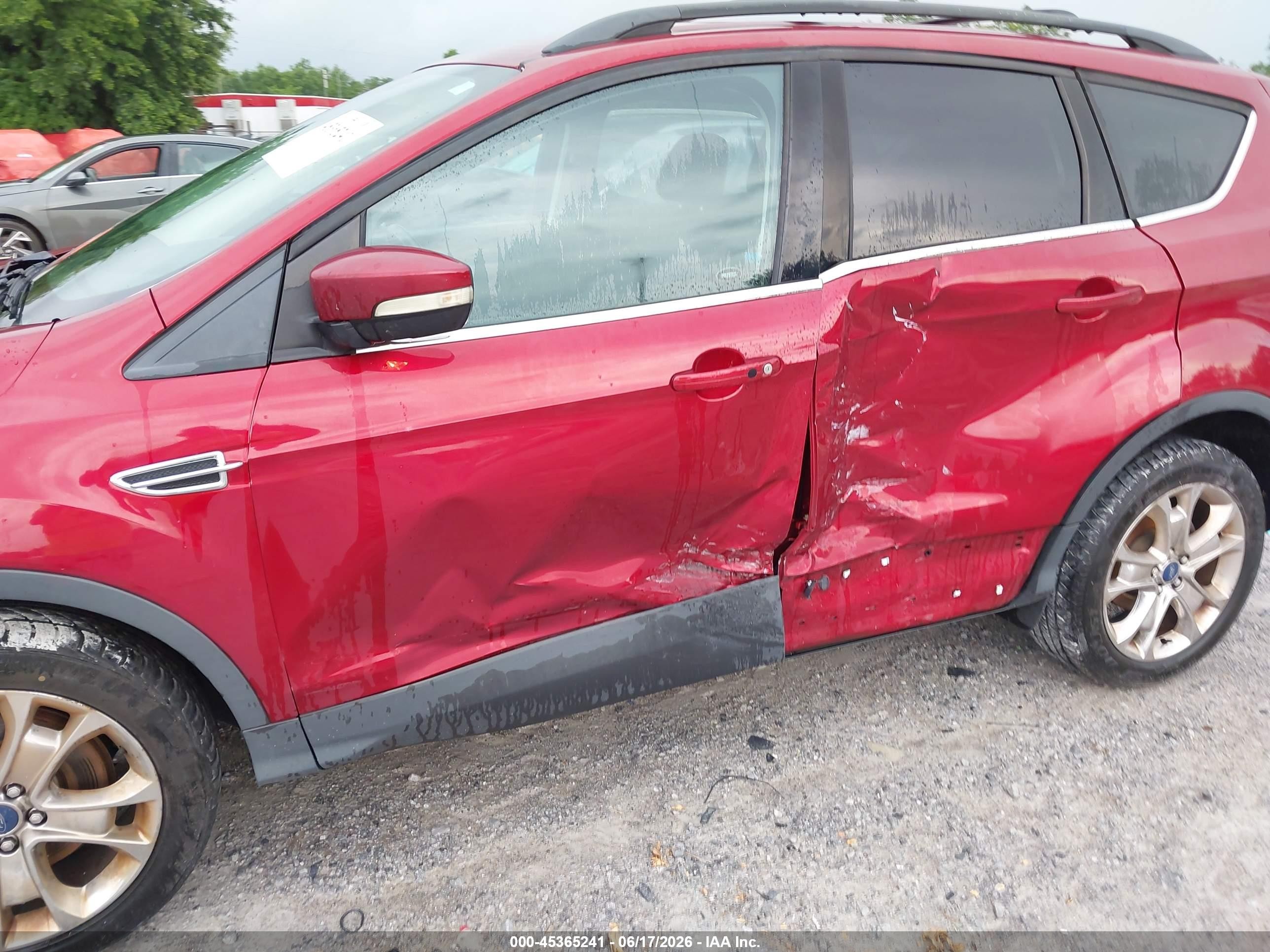 2013 Ford Escape Sel Red vin: 1FMCU9H99DUD76778
