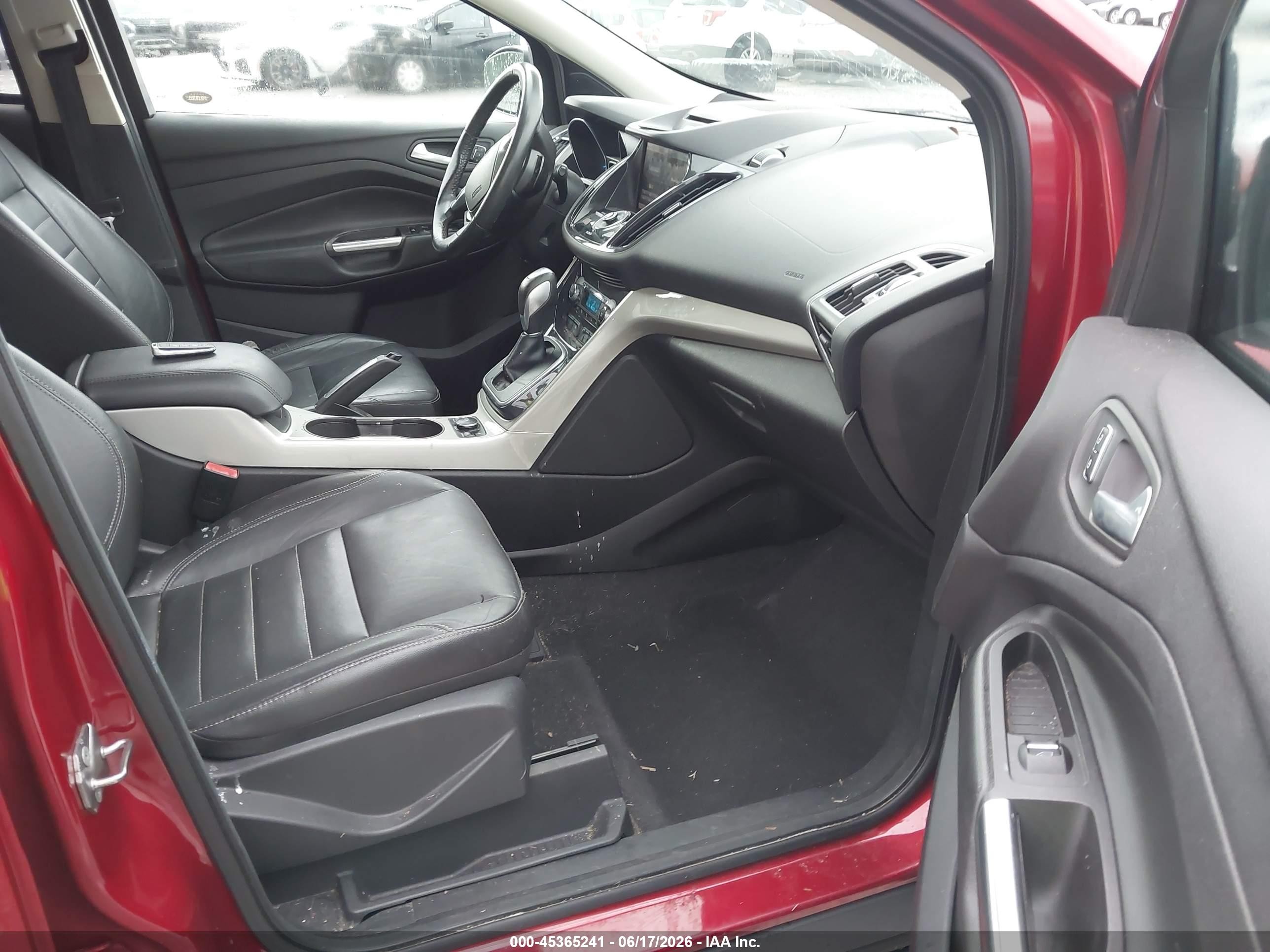 2013 Ford Escape Sel Red vin: 1FMCU9H99DUD76778