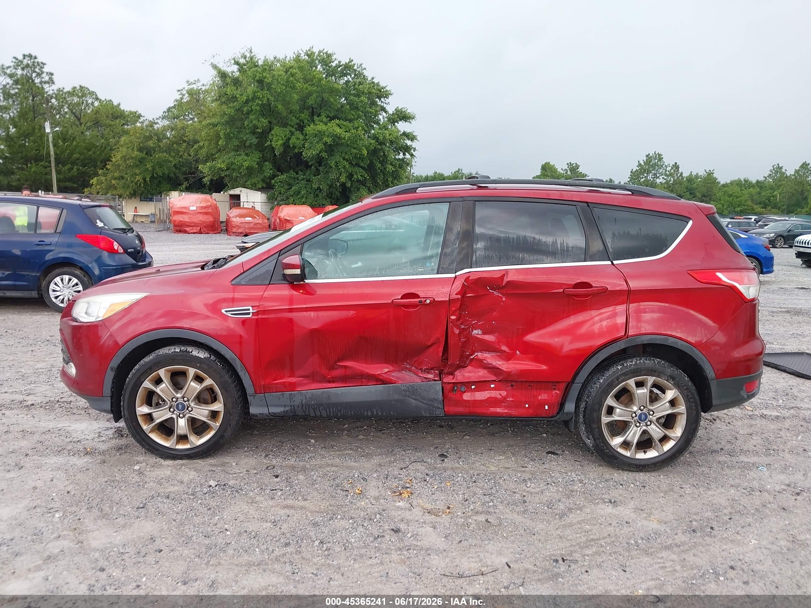 2013 Ford Escape Sel Red vin: 1FMCU9H99DUD76778