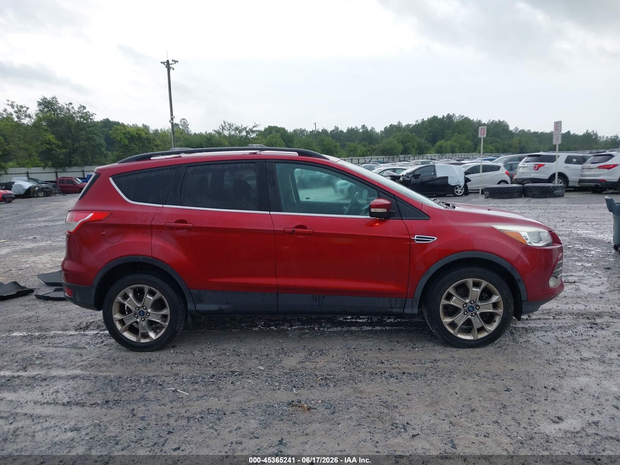 2013 Ford Escape Sel Red vin: 1FMCU9H99DUD76778