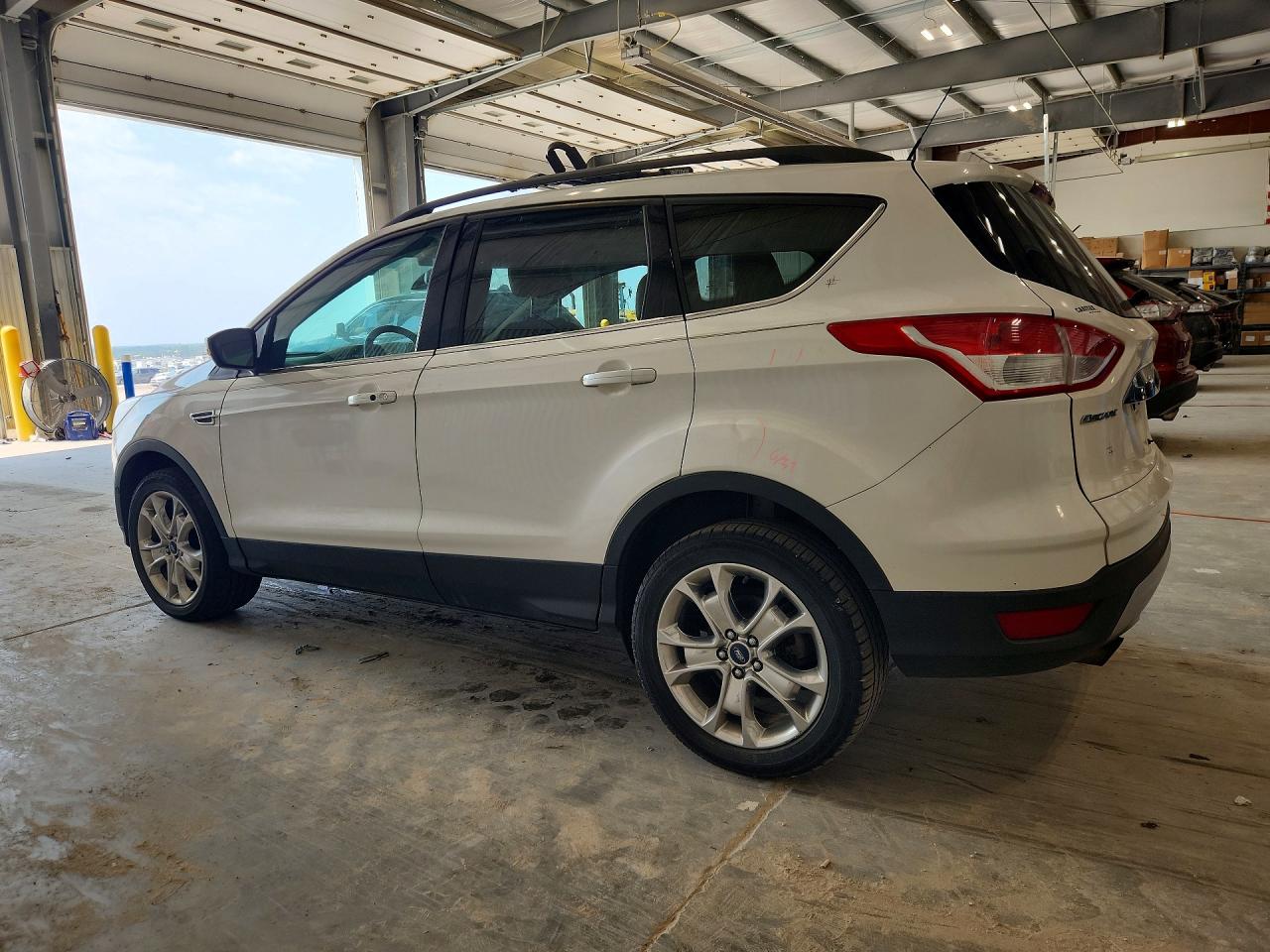 2013 Ford Escape Sel Белый vin: 1FMCU9H99DUD89238