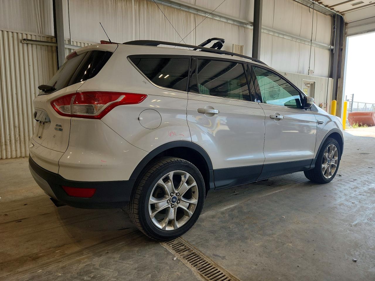 2013 Ford Escape Sel Белый vin: 1FMCU9H99DUD89238