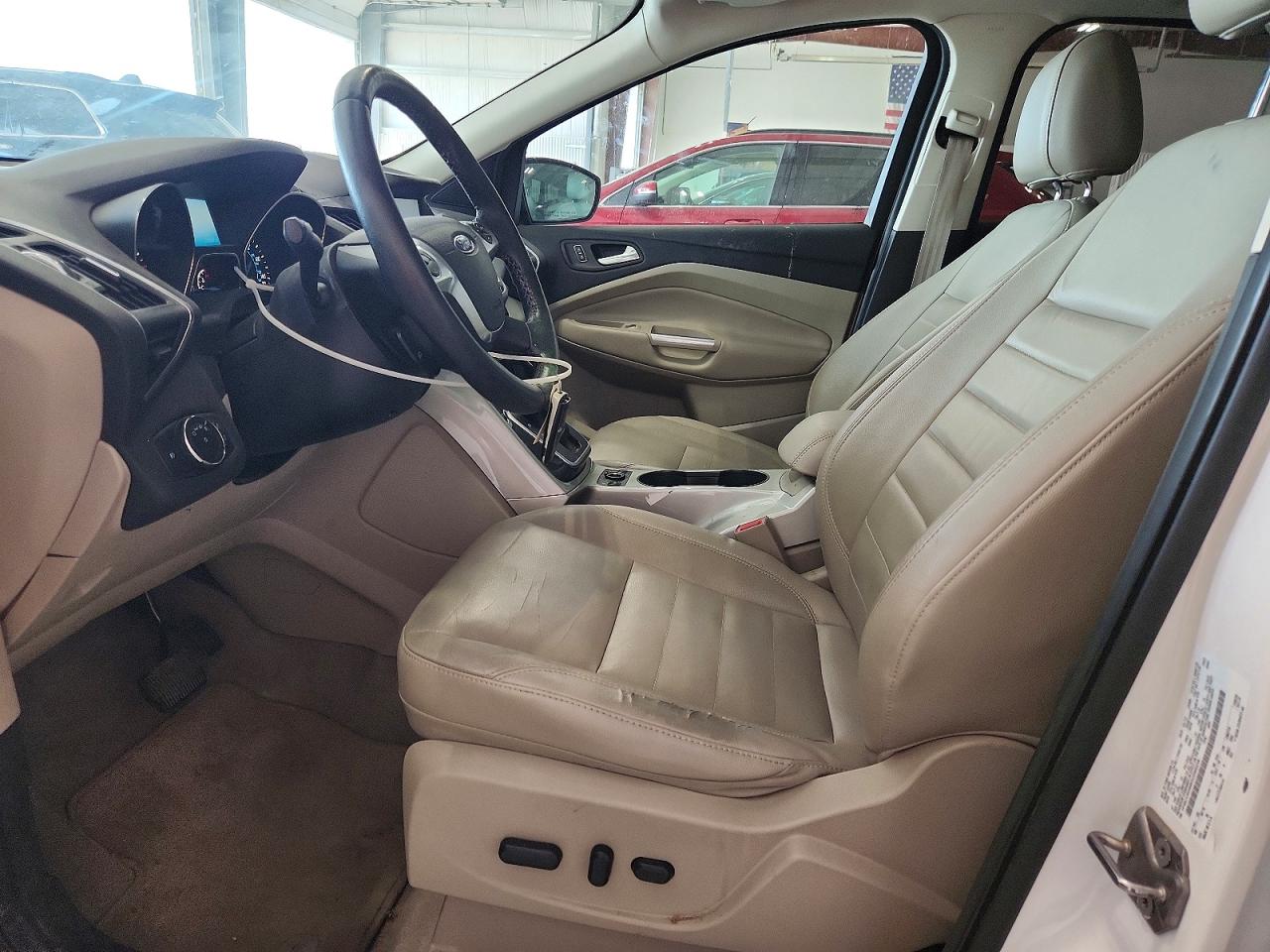 2013 Ford Escape Sel Белый vin: 1FMCU9H99DUD89238