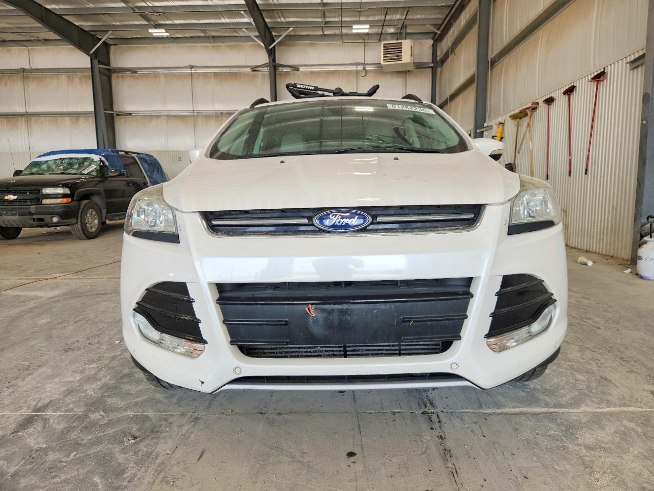2013 Ford Escape Sel Белый vin: 1FMCU9H99DUD89238