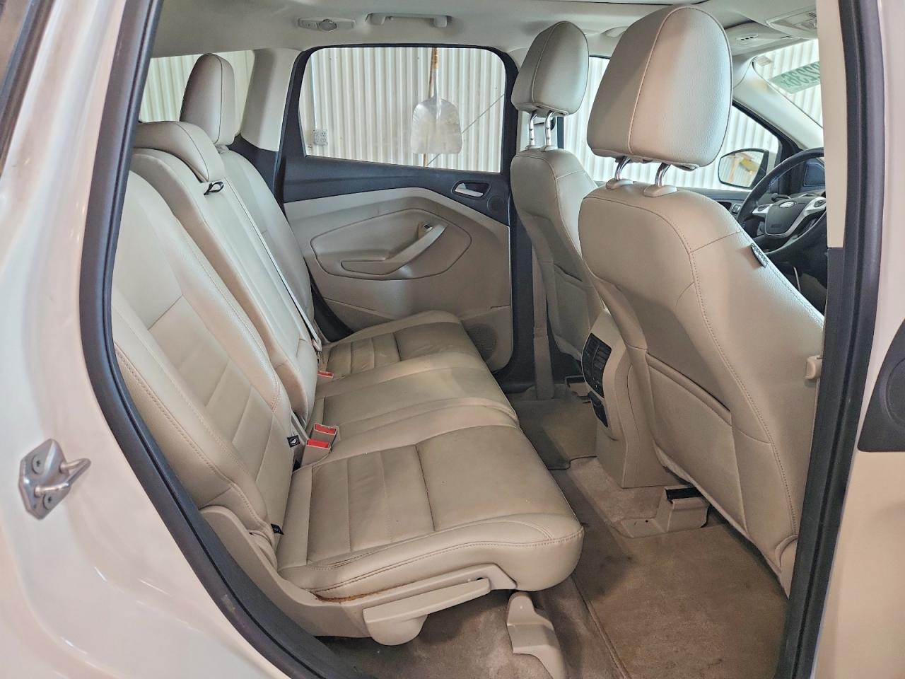 2013 Ford Escape Sel Белый vin: 1FMCU9H99DUD89238