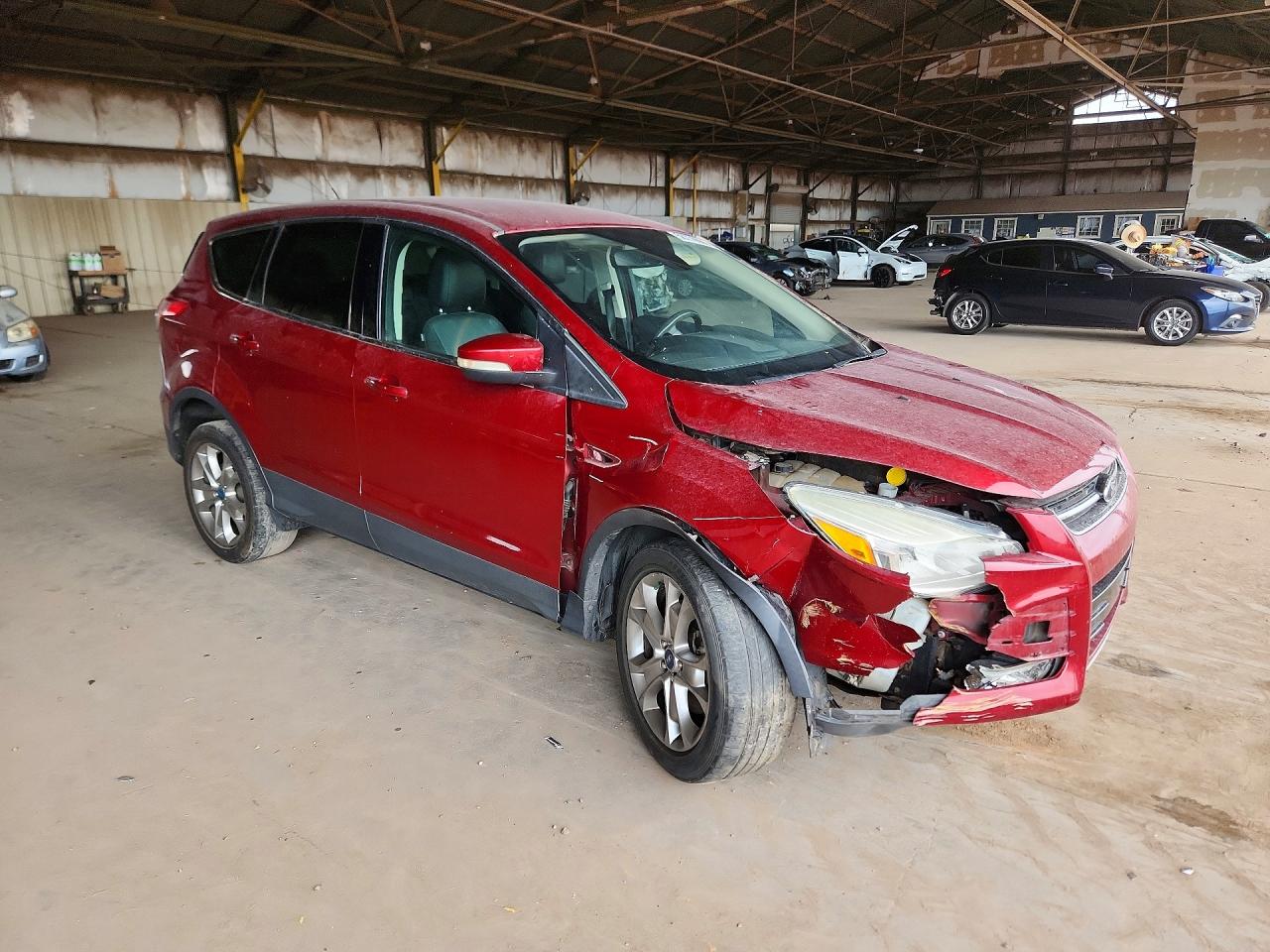 2013 Ford Escape Sel Burgundy vin: 1FMCU9H9XDUB40575