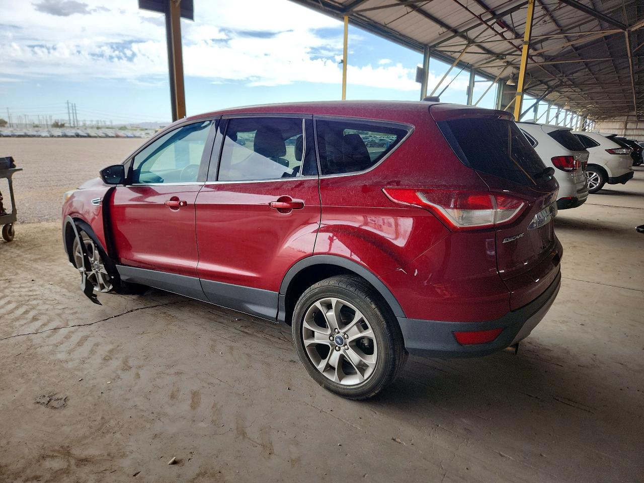 2013 Ford Escape Sel Burgundy vin: 1FMCU9H9XDUB40575