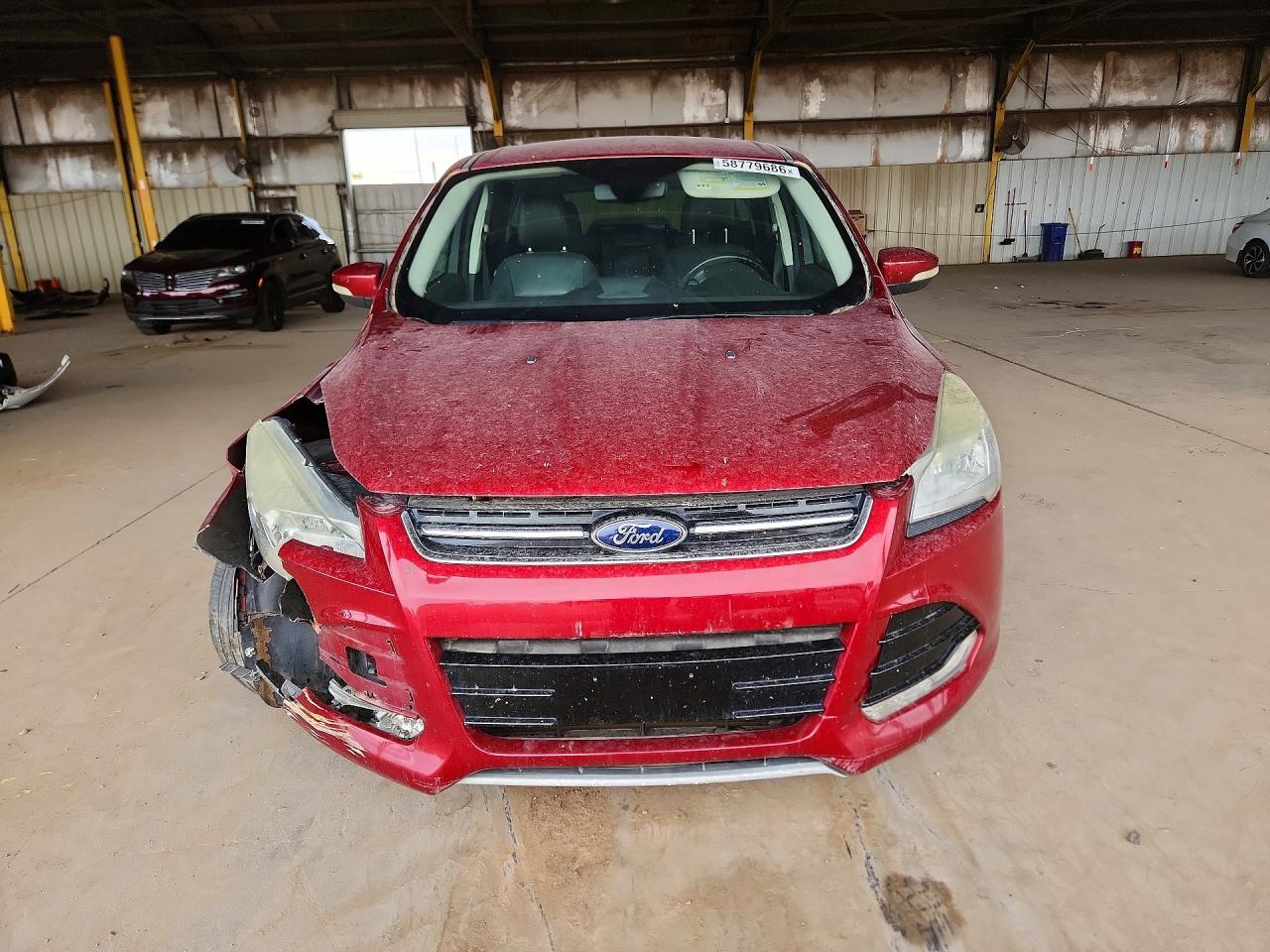 2013 Ford Escape Sel Burgundy vin: 1FMCU9H9XDUB40575
