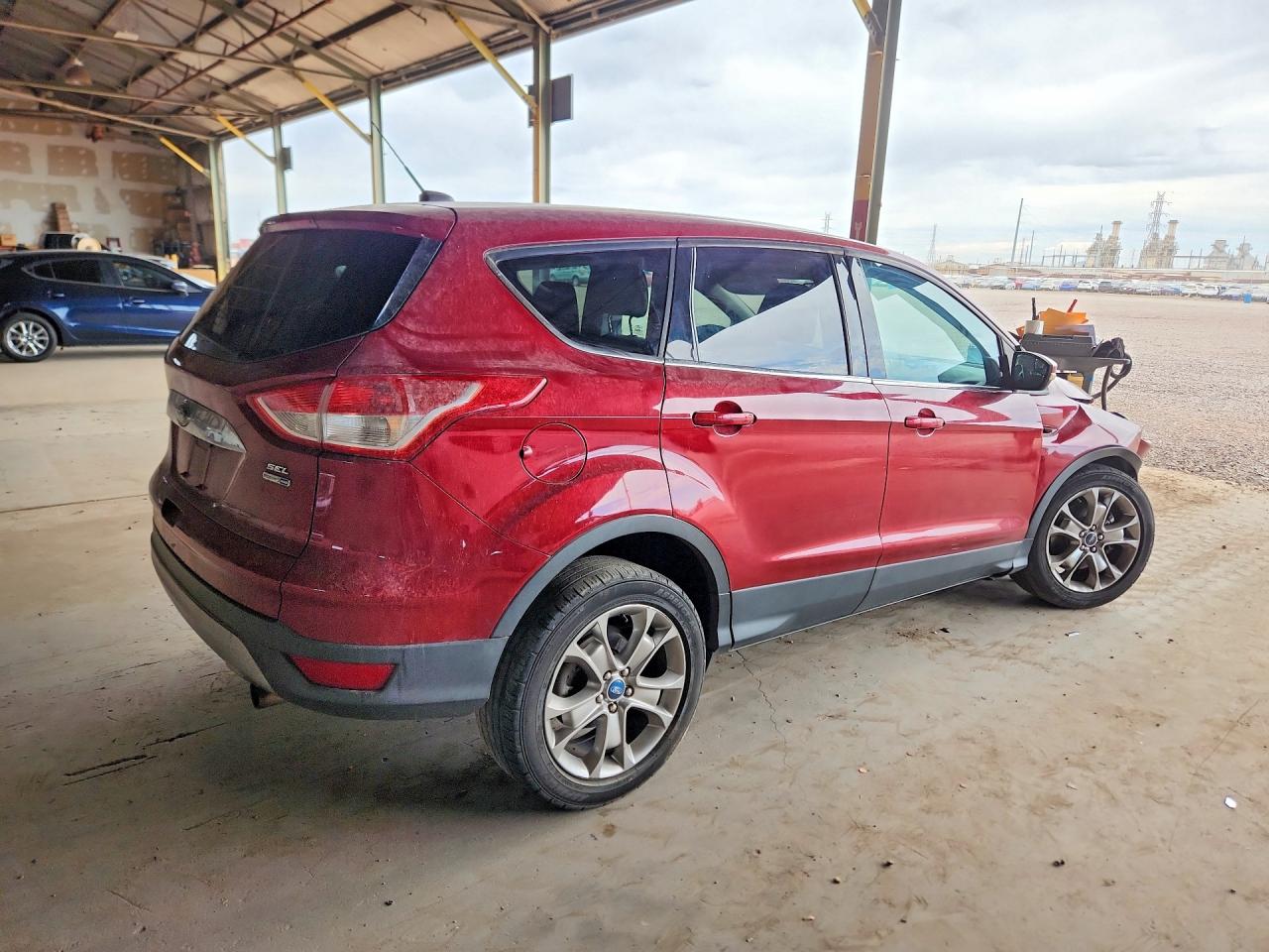 2013 Ford Escape Sel Burgundy vin: 1FMCU9H9XDUB40575