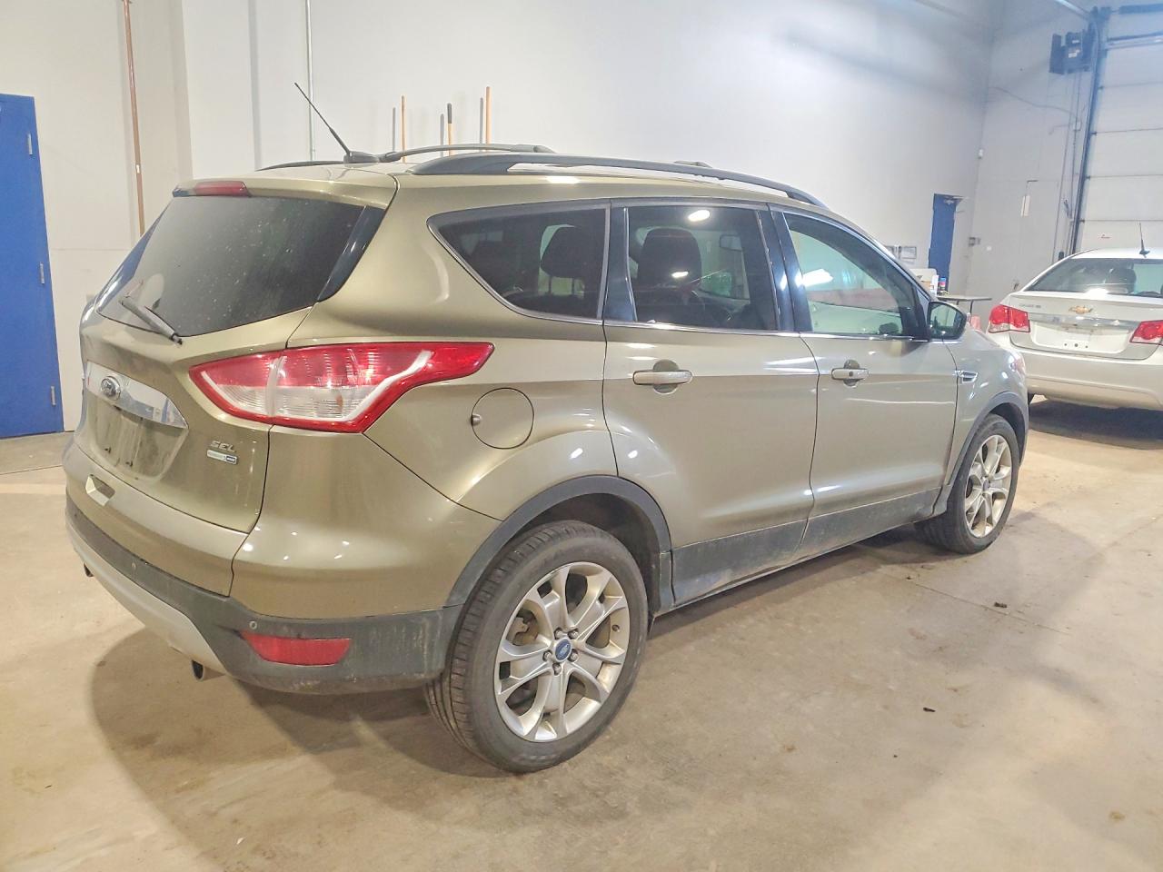 2013 Ford Escape Sel Green vin: 1FMCU9H9XDUB57635