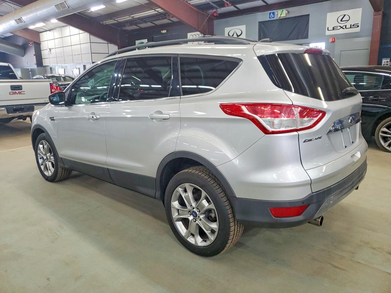 2013 Ford Escape Sel Silver vin: 1FMCU9H9XDUC51093