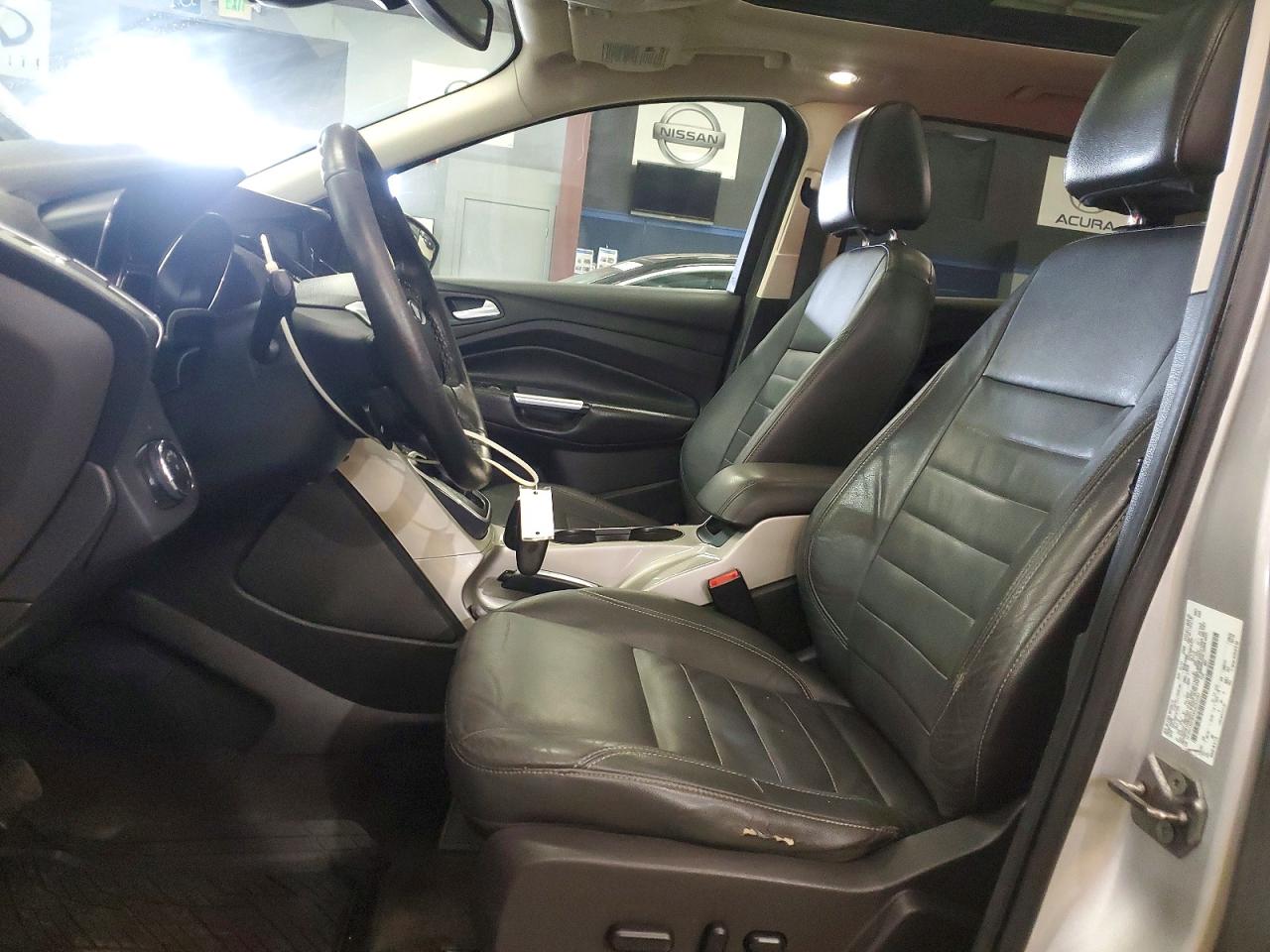 2013 Ford Escape Sel Silver vin: 1FMCU9H9XDUC51093