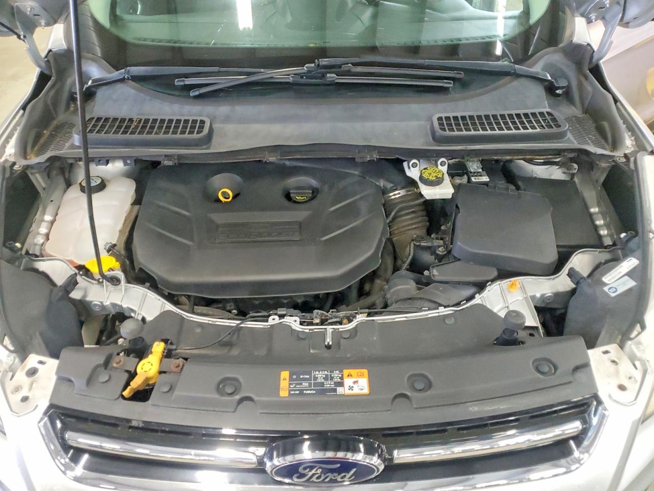 2013 Ford Escape Sel Silver vin: 1FMCU9H9XDUC51093