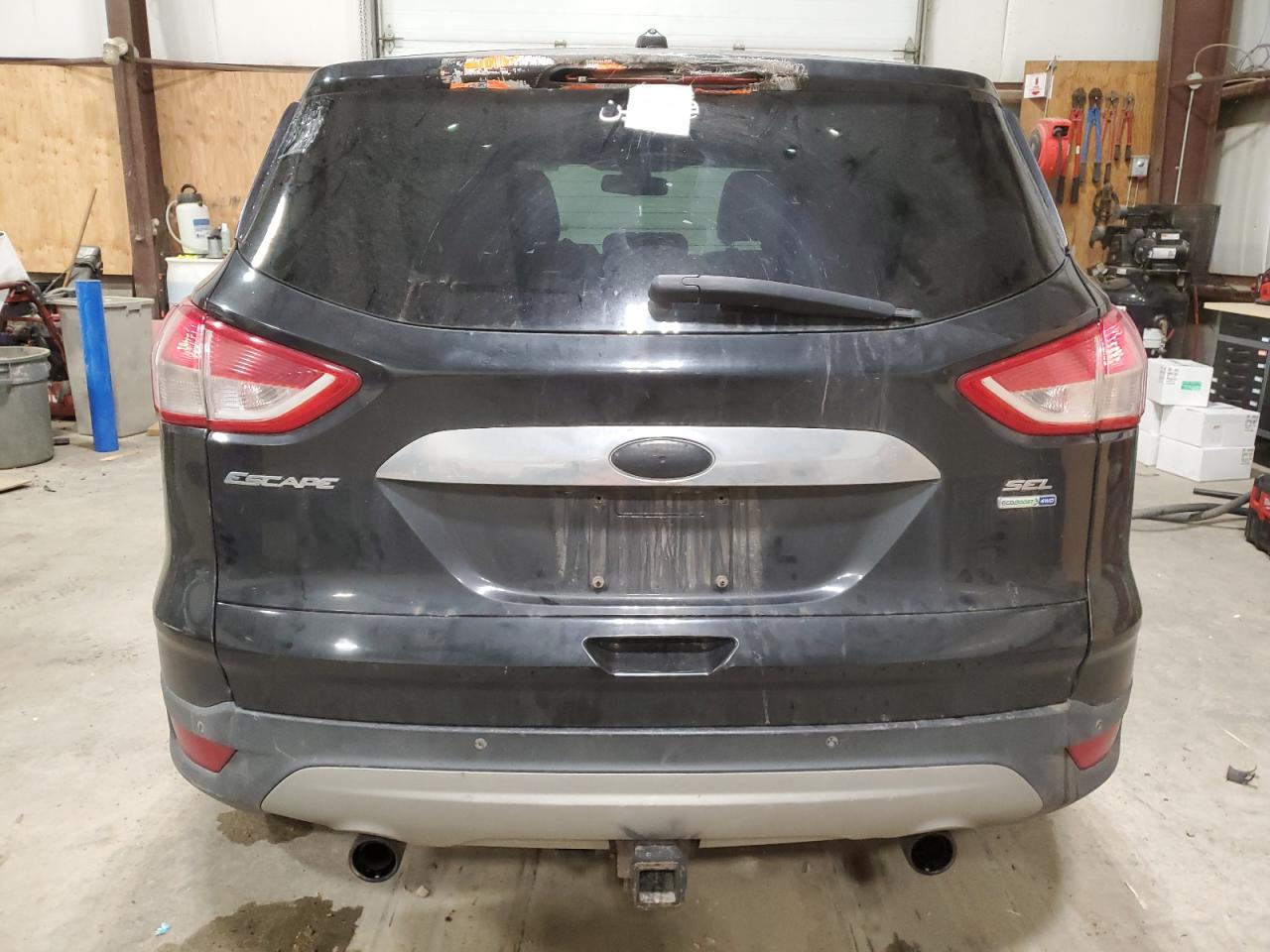 2013 Ford Escape Sel Black vin: 1FMCU9H9XDUC65138