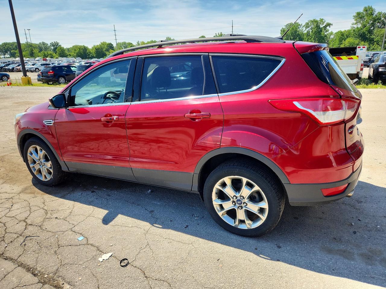 2013 Ford Escape Sel Красный vin: 1FMCU9H9XDUD44972