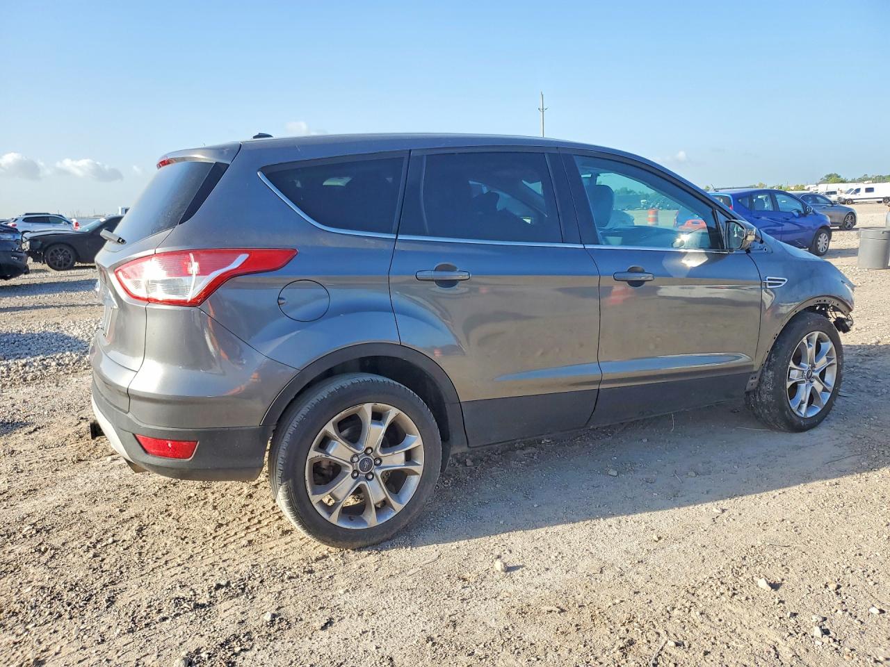 2013 Ford Escape Sel Gray vin: 1FMCU9H9XDUD51226