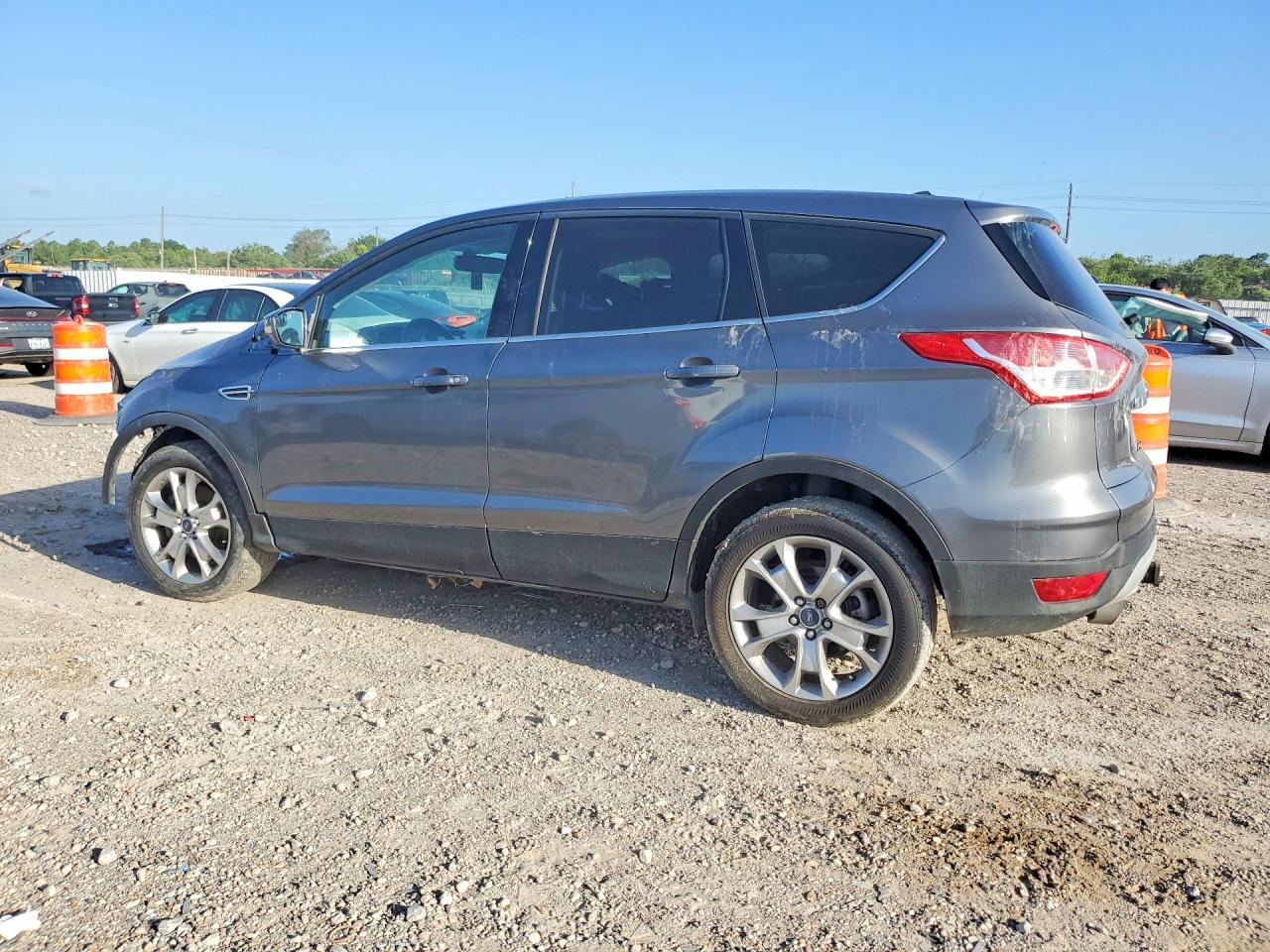 2013 Ford Escape Sel Gray vin: 1FMCU9H9XDUD51226
