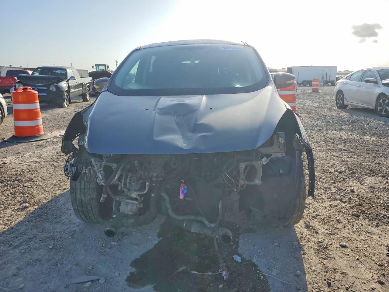 2013 Ford Escape Sel Gray vin: 1FMCU9H9XDUD51226