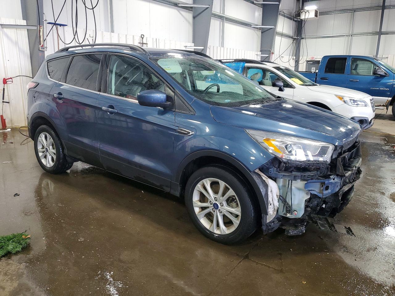 2018 Ford Escape Sel Blue vin: 1FMCU9HD0JUB31447