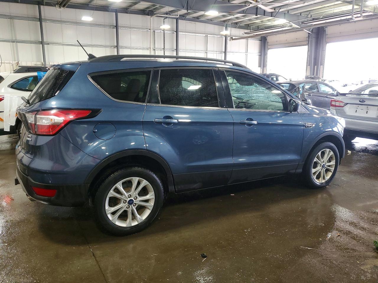 2018 Ford Escape Sel Blue vin: 1FMCU9HD0JUB31447