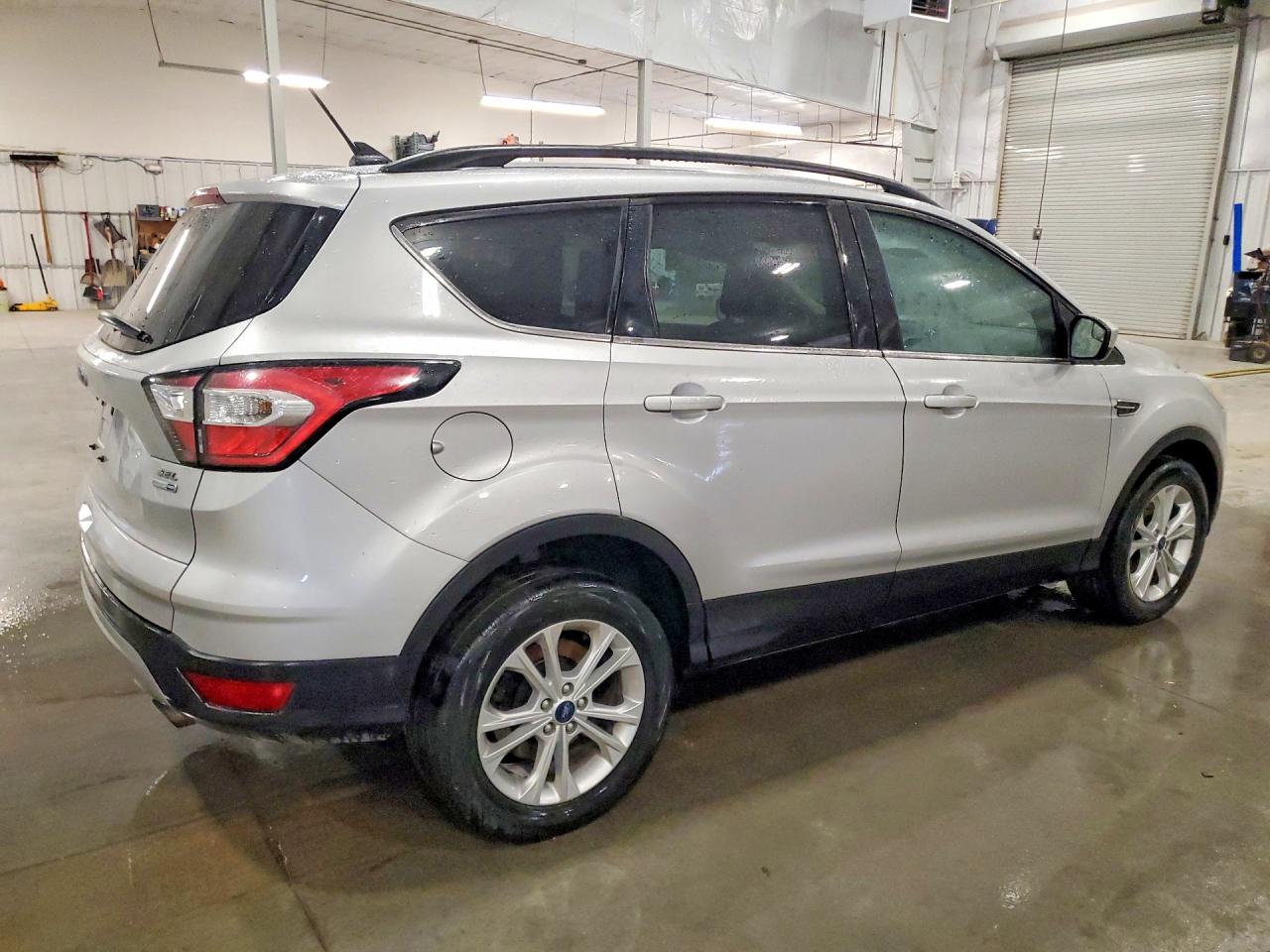 2018 Ford Escape Sel Silver vin: 1FMCU9HD0JUB43906