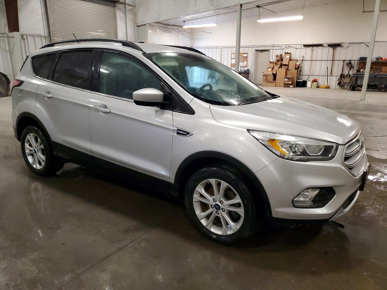 2018 Ford Escape Sel Silver vin: 1FMCU9HD0JUB43906