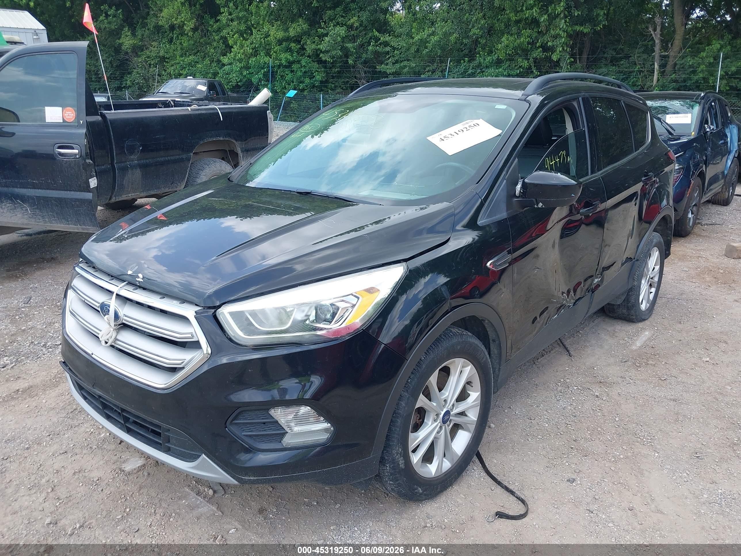 2018 Ford Escape Sel Black vin: 1FMCU9HD1JUC81874