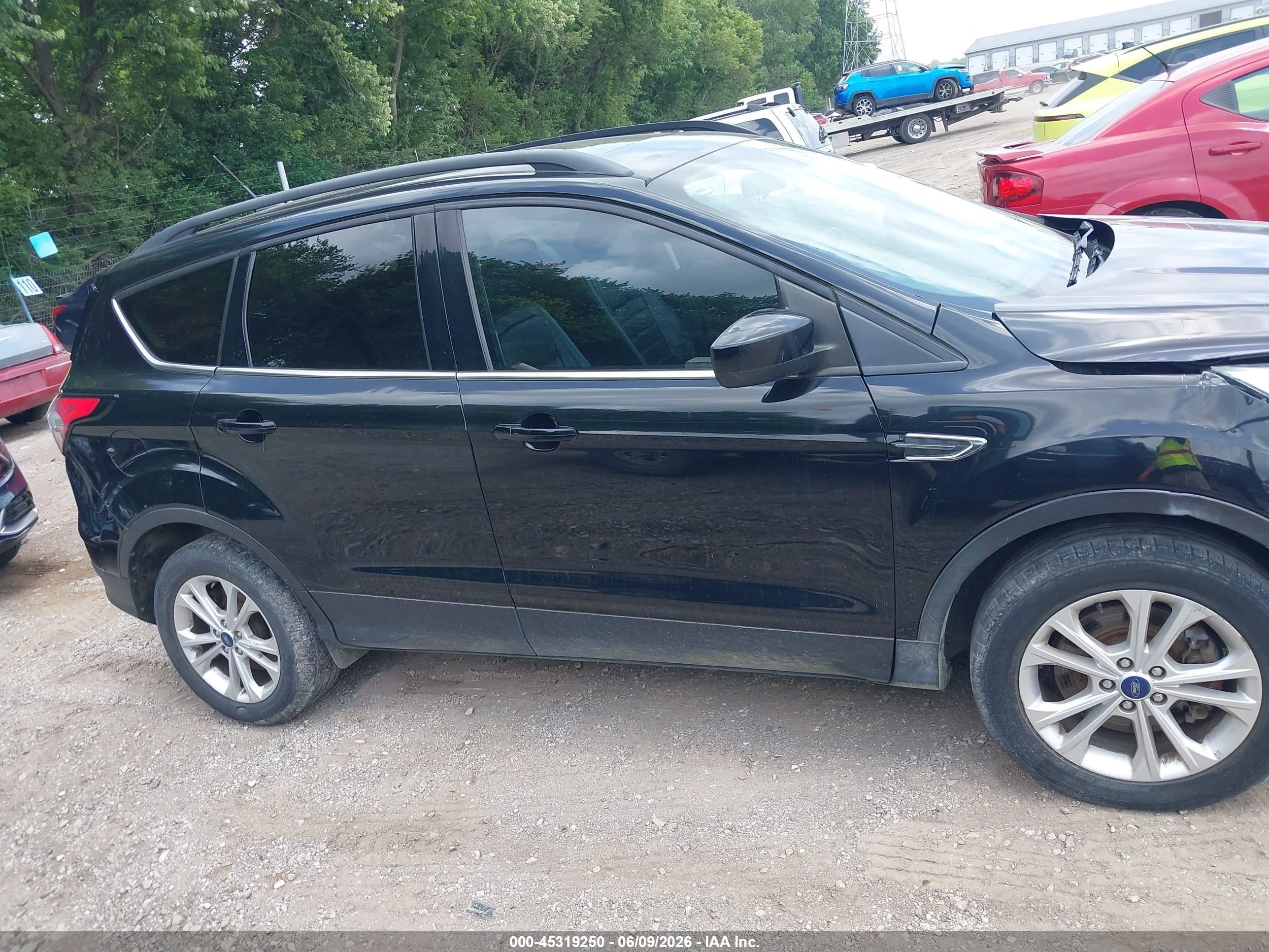 2018 Ford Escape Sel Black vin: 1FMCU9HD1JUC81874