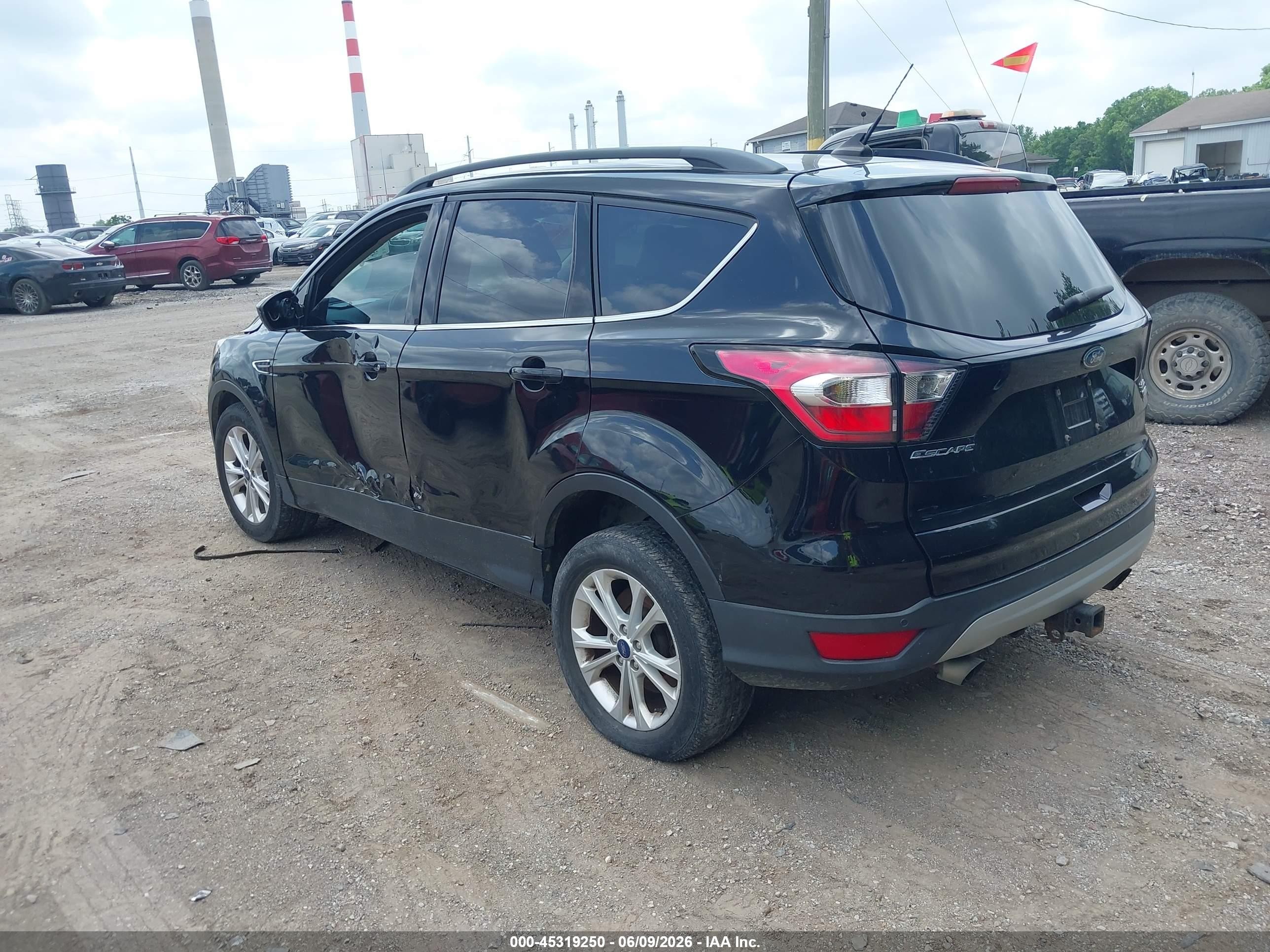 2018 Ford Escape Sel Black vin: 1FMCU9HD1JUC81874
