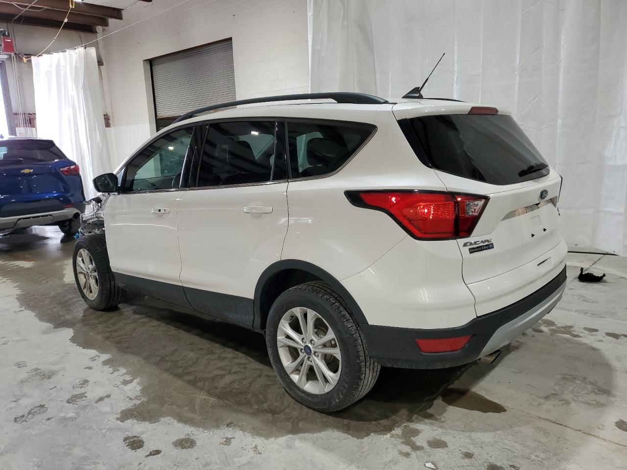 2019 Ford Escape Sel Белый vin: 1FMCU9HD1KUB98138