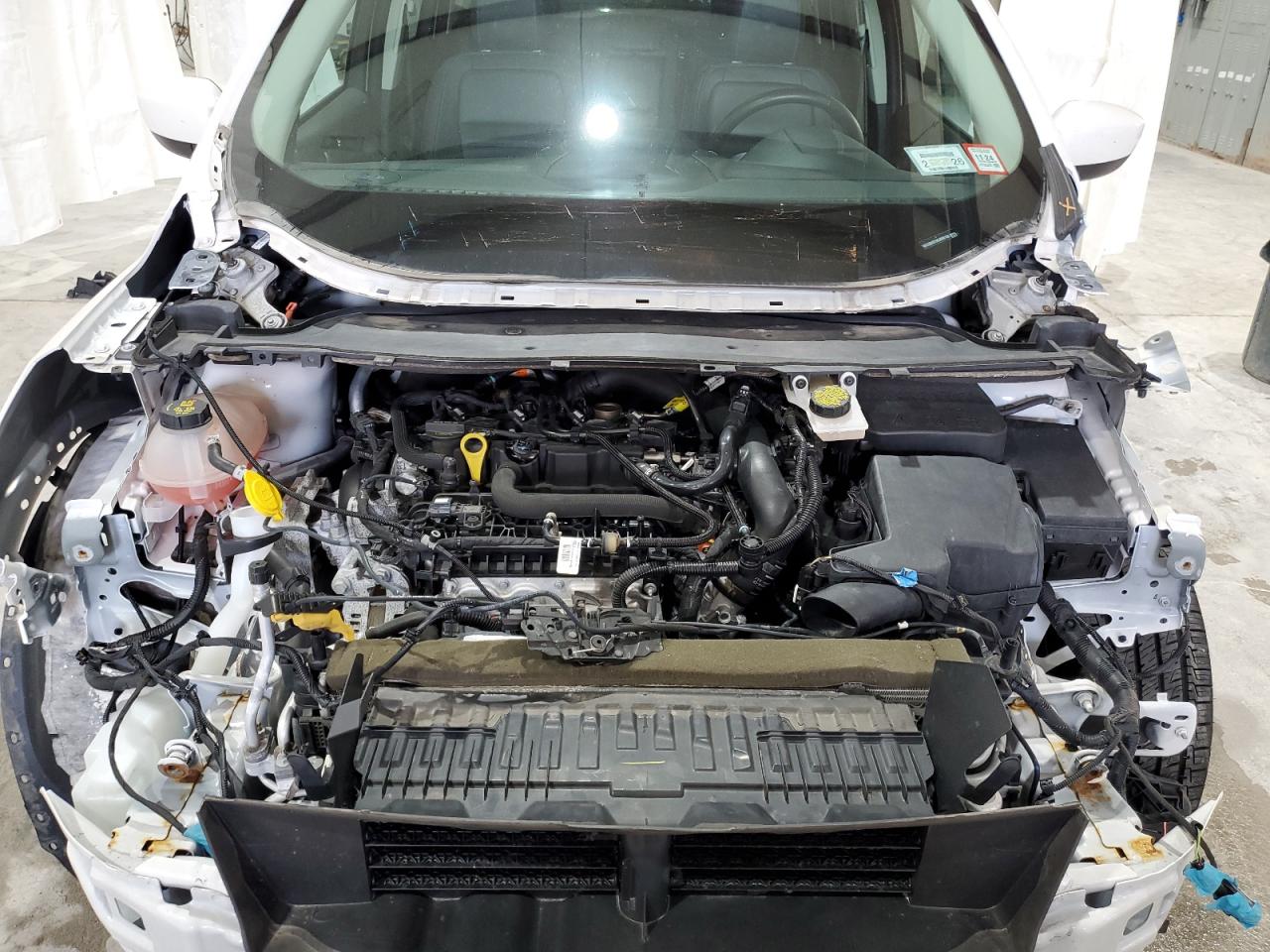 2019 Ford Escape Sel Белый vin: 1FMCU9HD1KUB98138