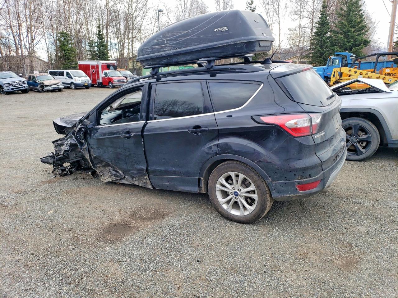2018 Ford Escape Sel Black vin: 1FMCU9HD2JUB88569