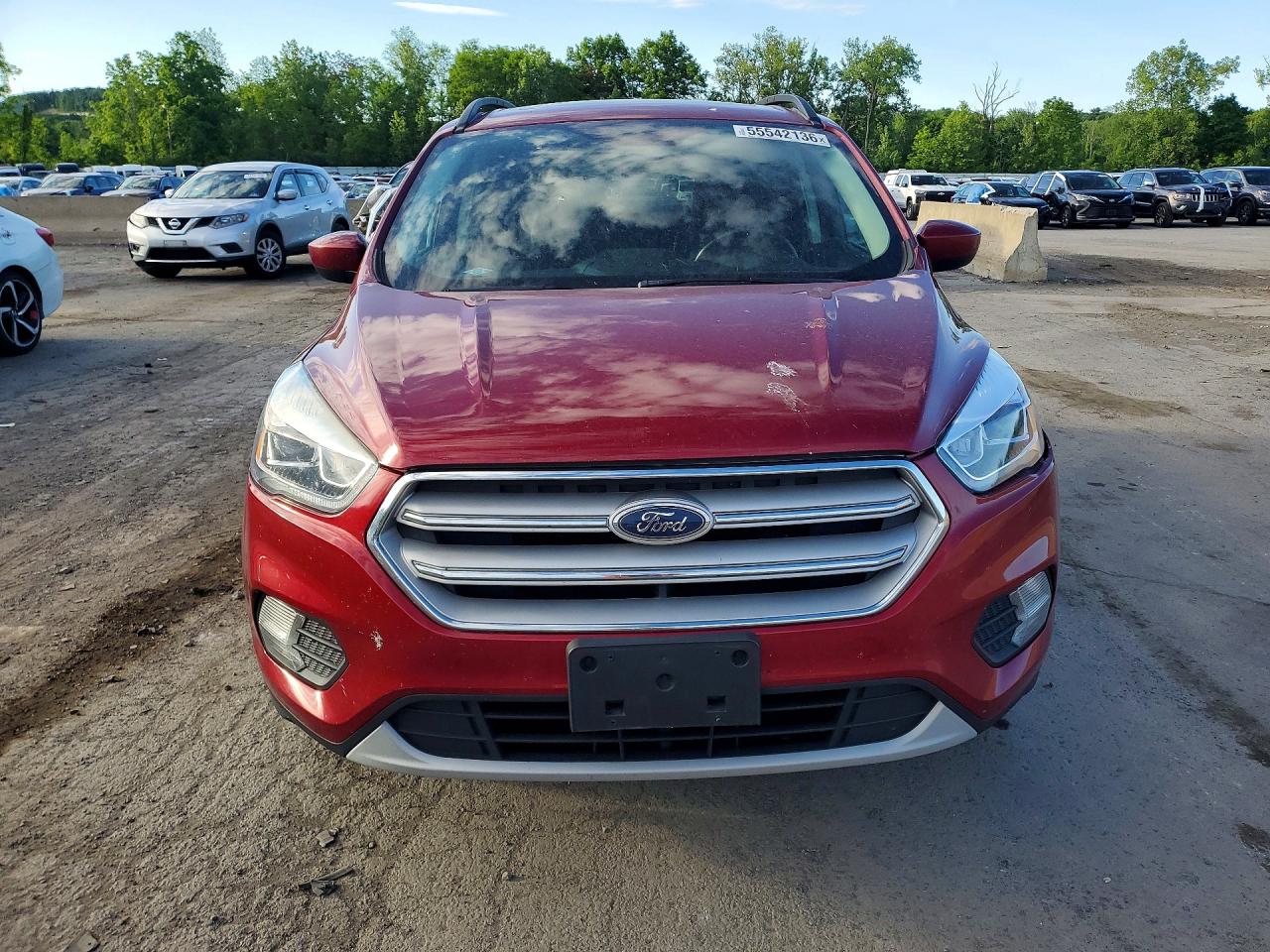 2018 Ford Escape Sel Red vin: 1FMCU9HD3JUC43322