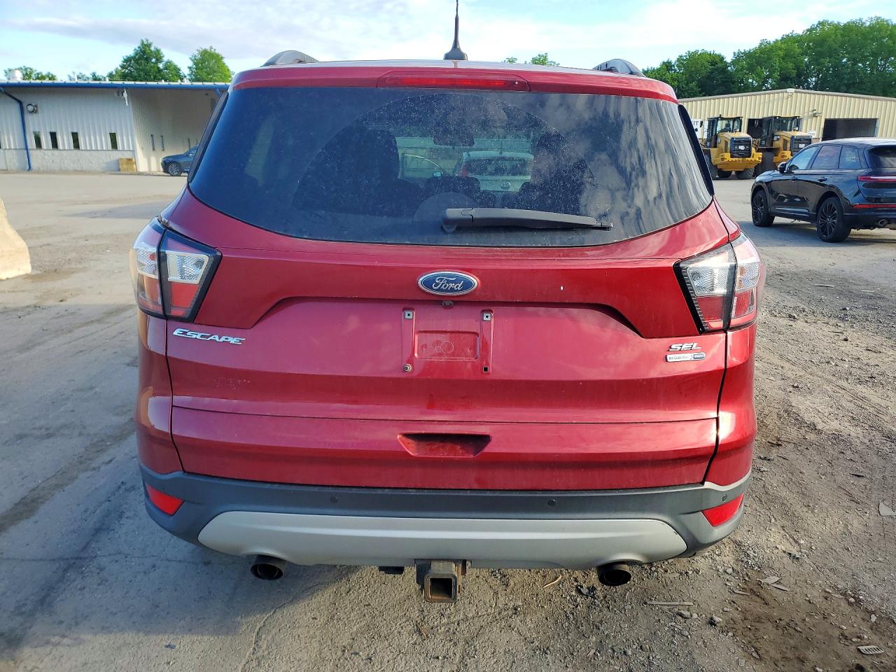 2018 Ford Escape Sel Red vin: 1FMCU9HD3JUC43322